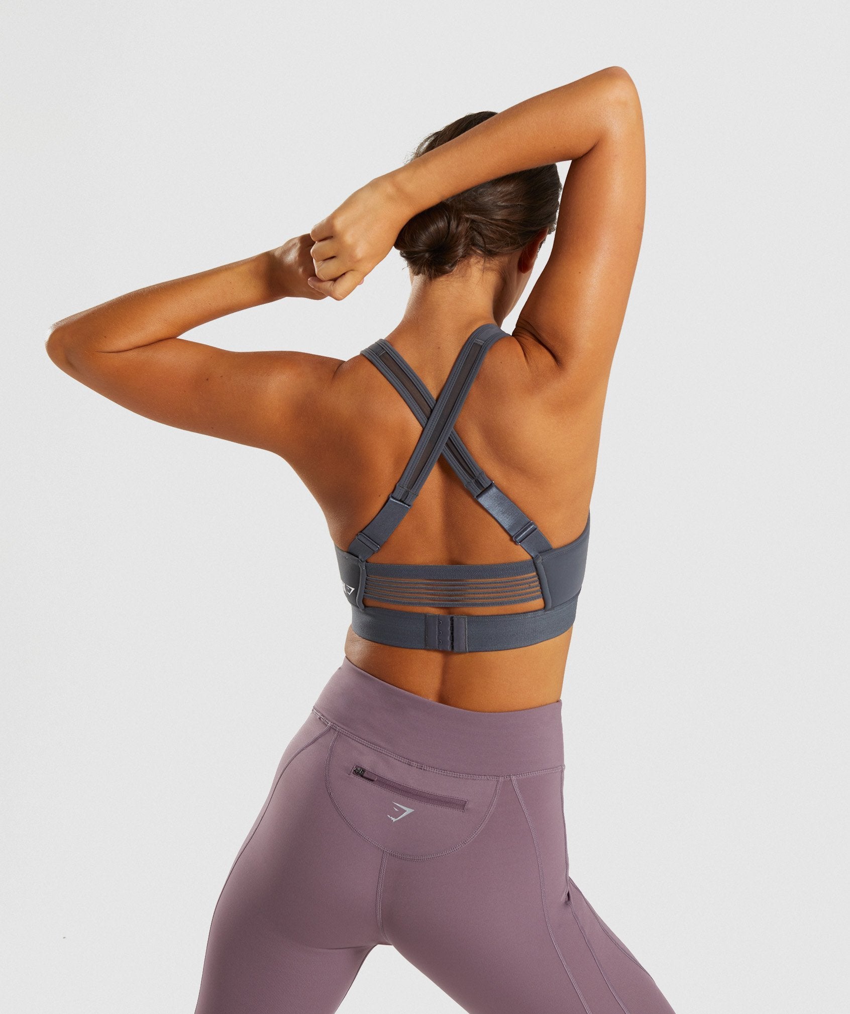 Endurance Sports Bra in Charcoal - view 2