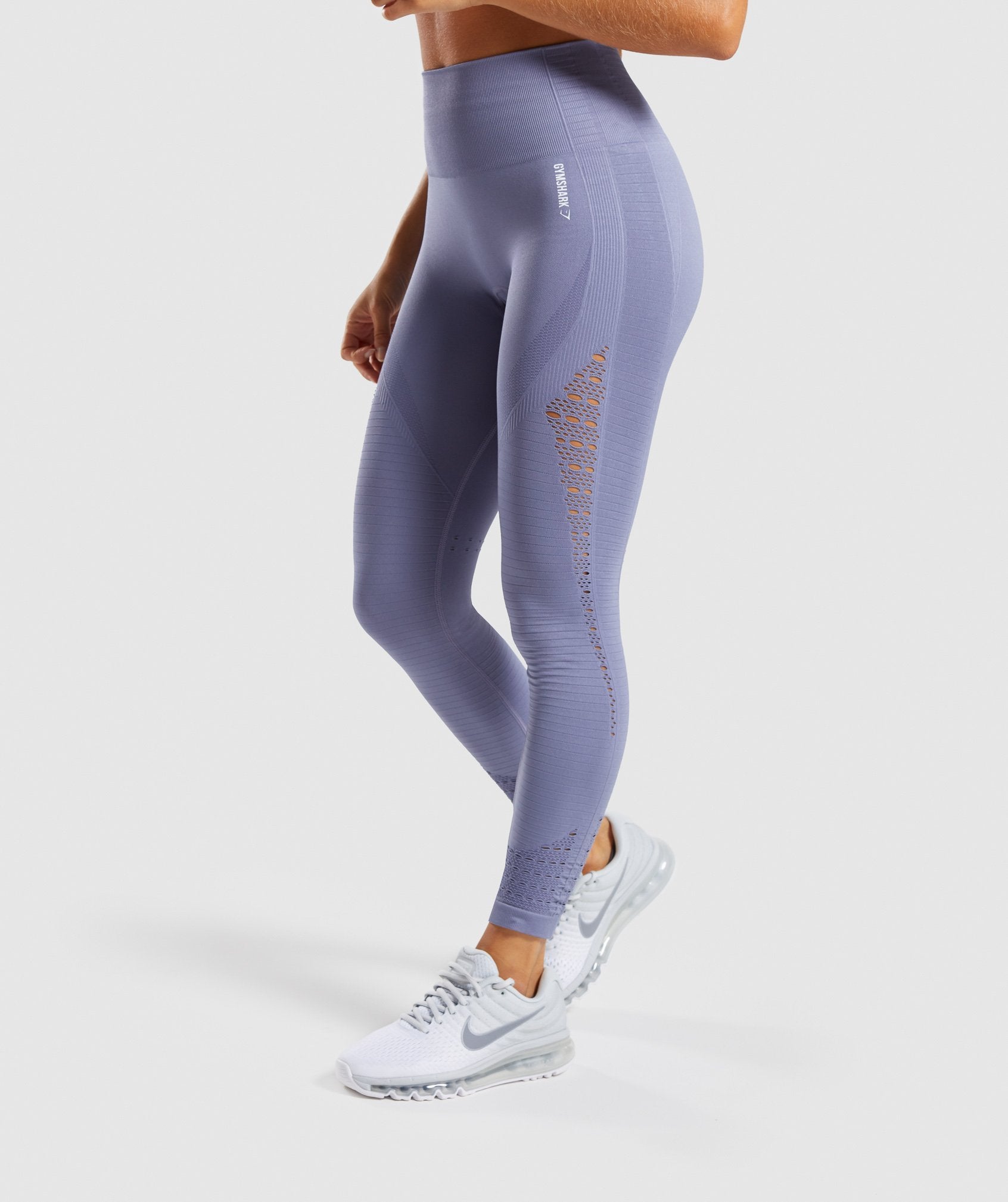 Energy+ Seamless Leggings in Steel Blue - view 3