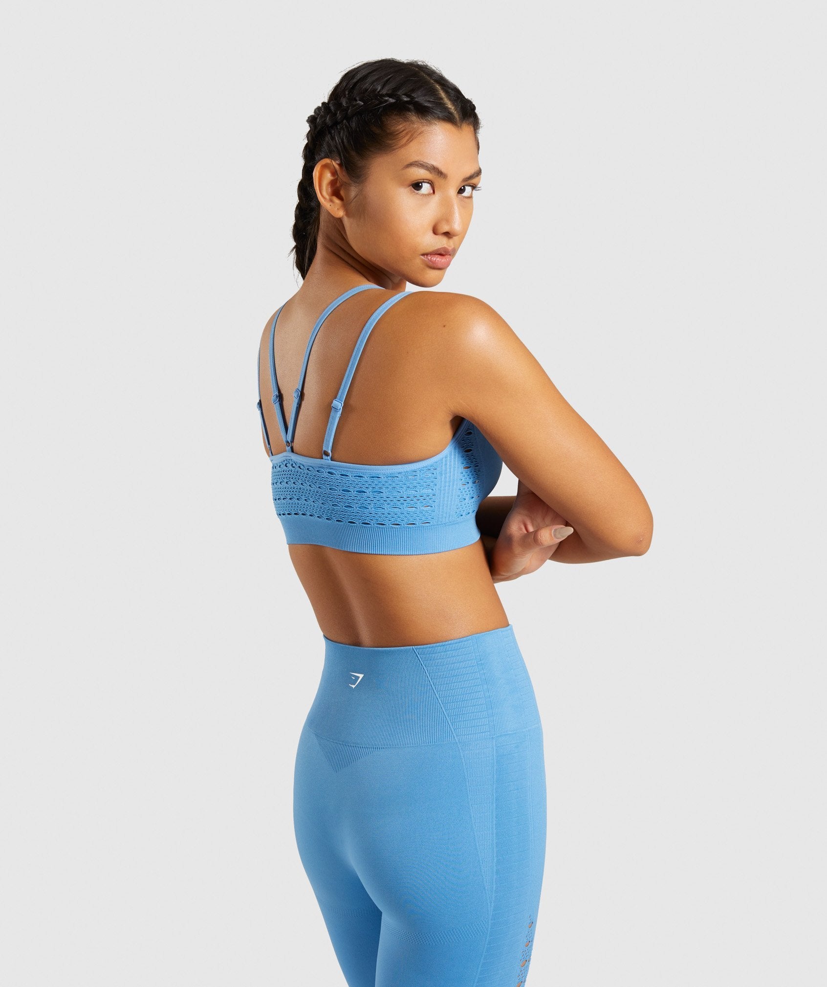 Energy+ Seamless Sports Bra in Blue