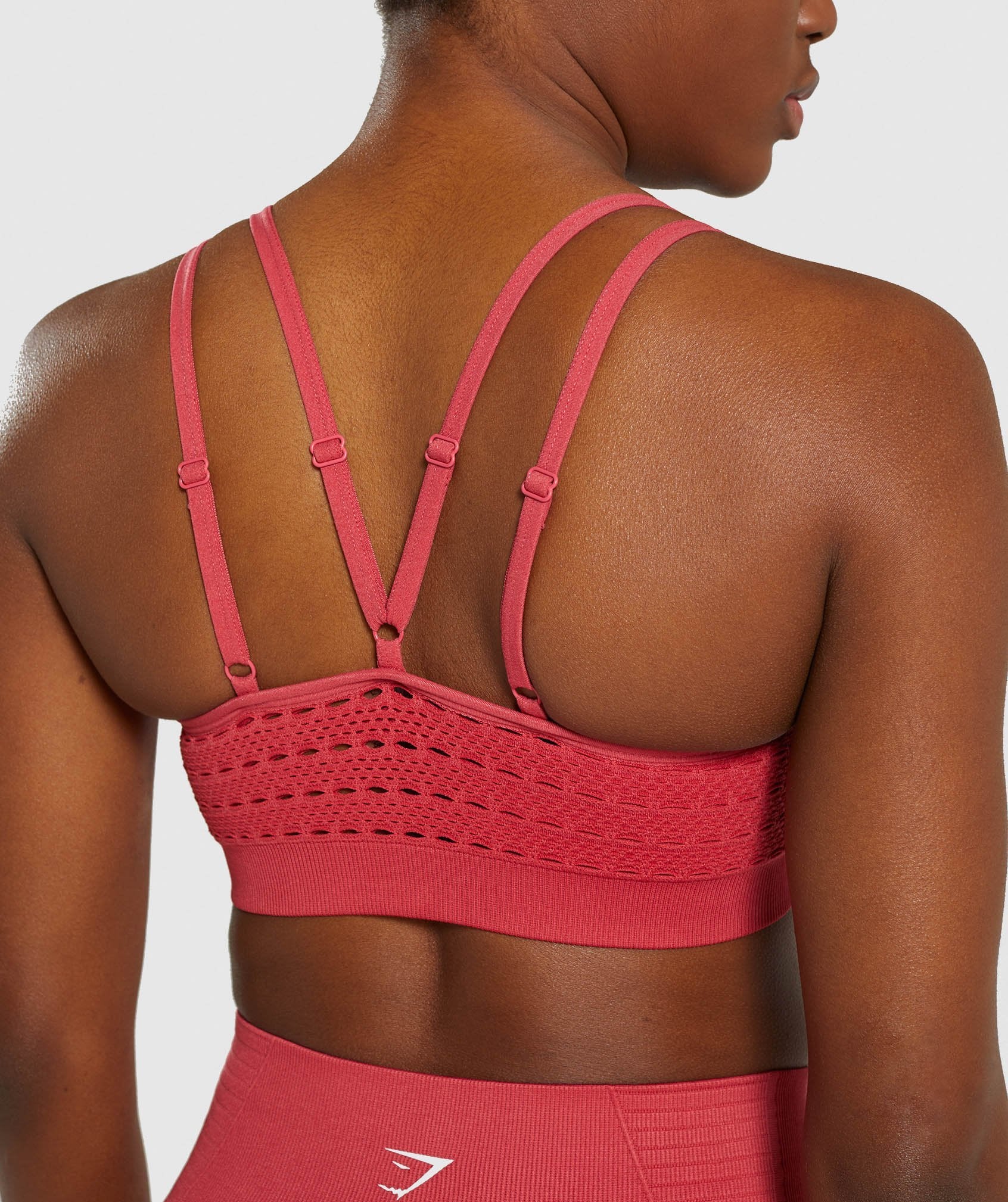 Energy+ Seamless Sports Bra in Red