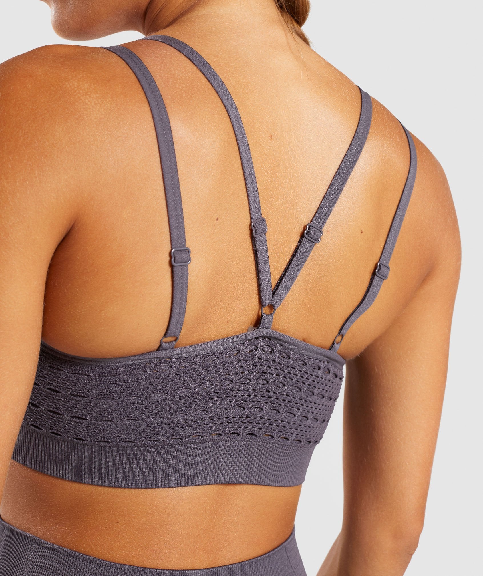 Energy+ Seamless Sports Bra in Slate Lavender