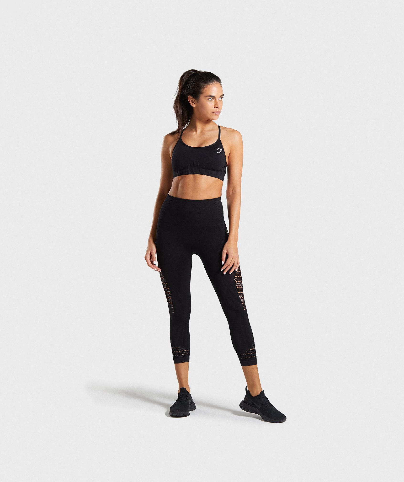 Energy Seamless Sports Bra in Black - view 3