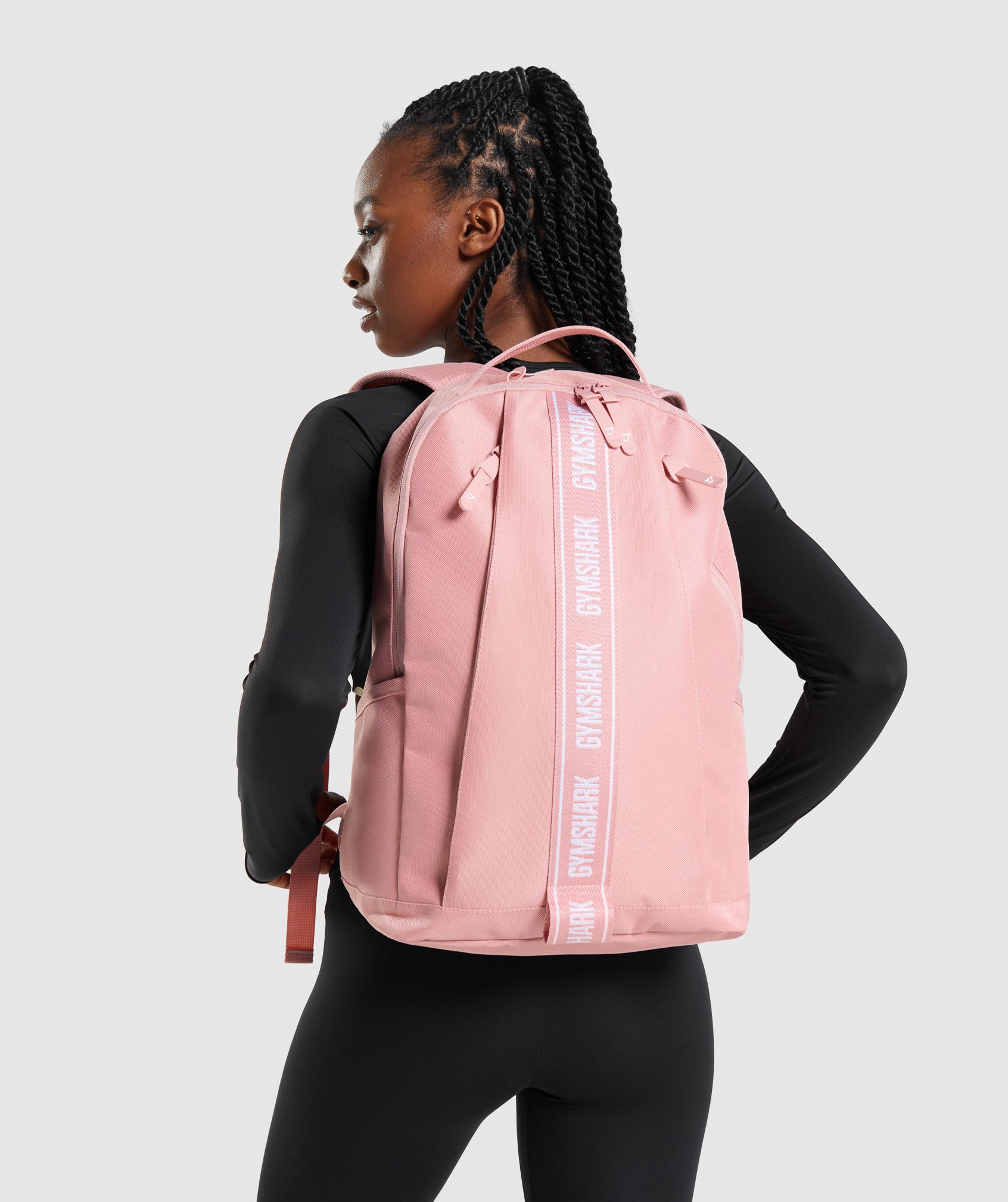 Taped Backpack in Pink - view 2