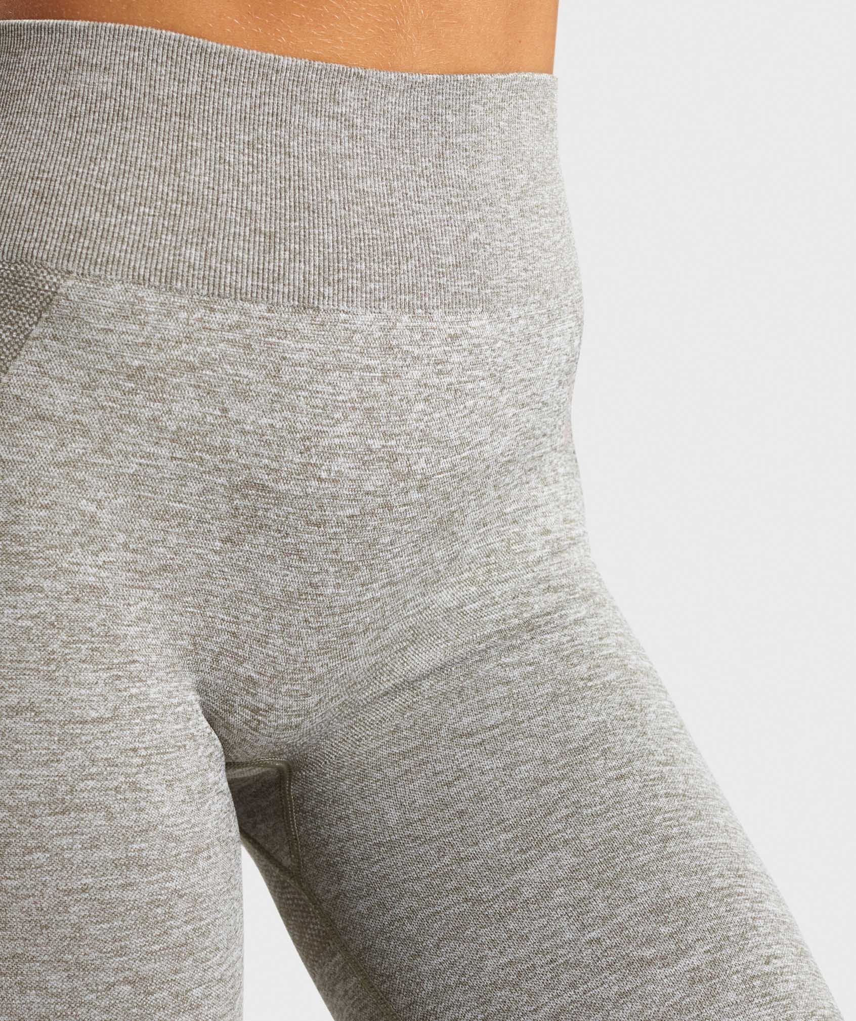 Flex Cycling Shorts in Khaki Marl/Taupe - view 6