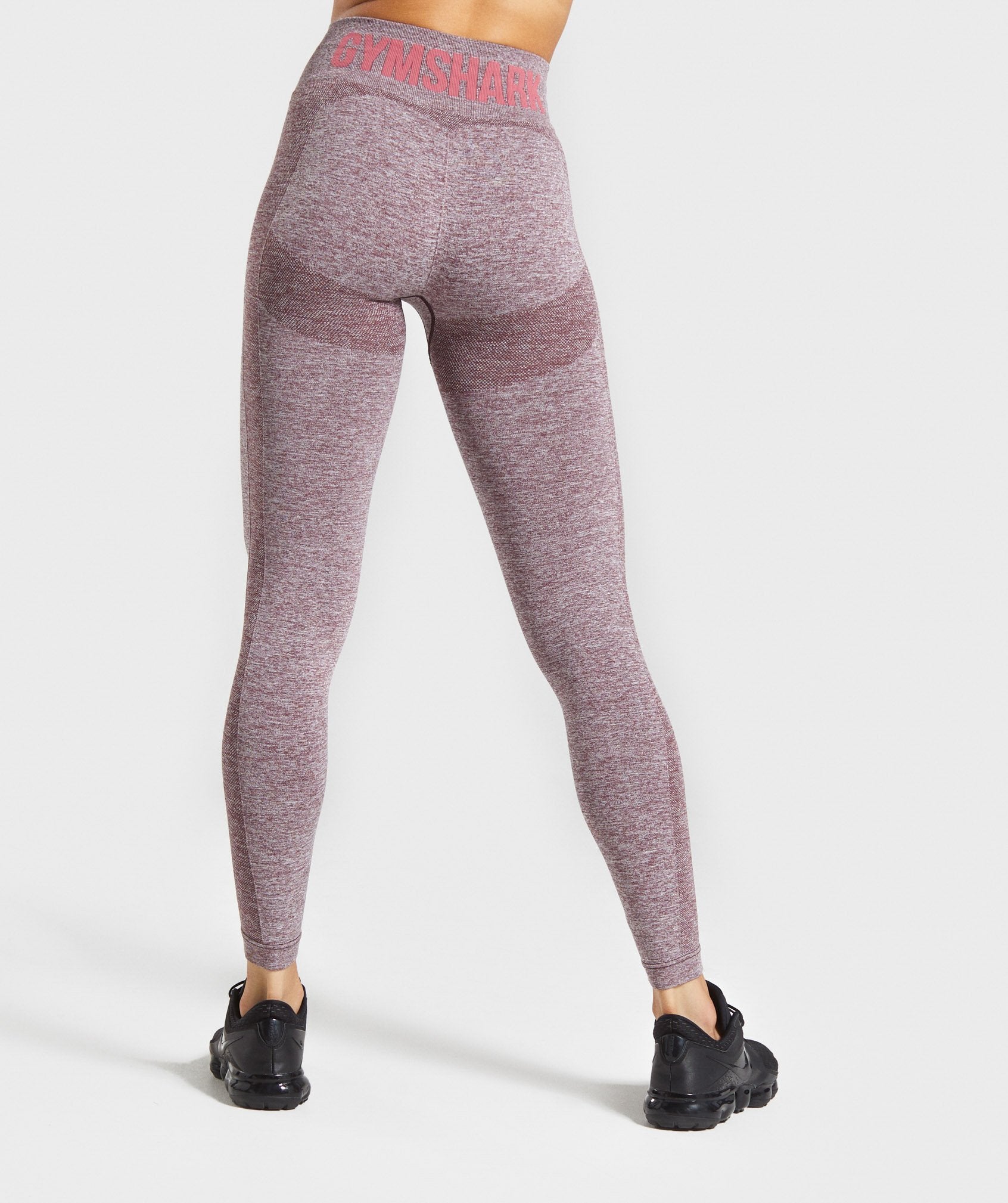 Flex High Waisted Leggings in Berry/Rose