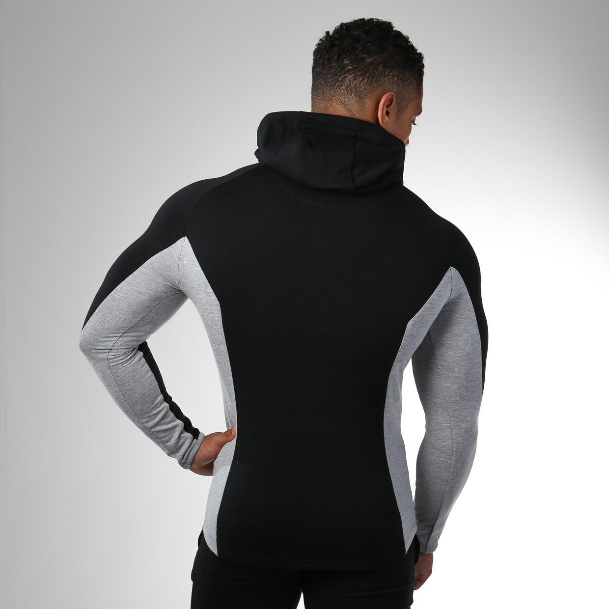 Fit Hooded Top in Black - view 2