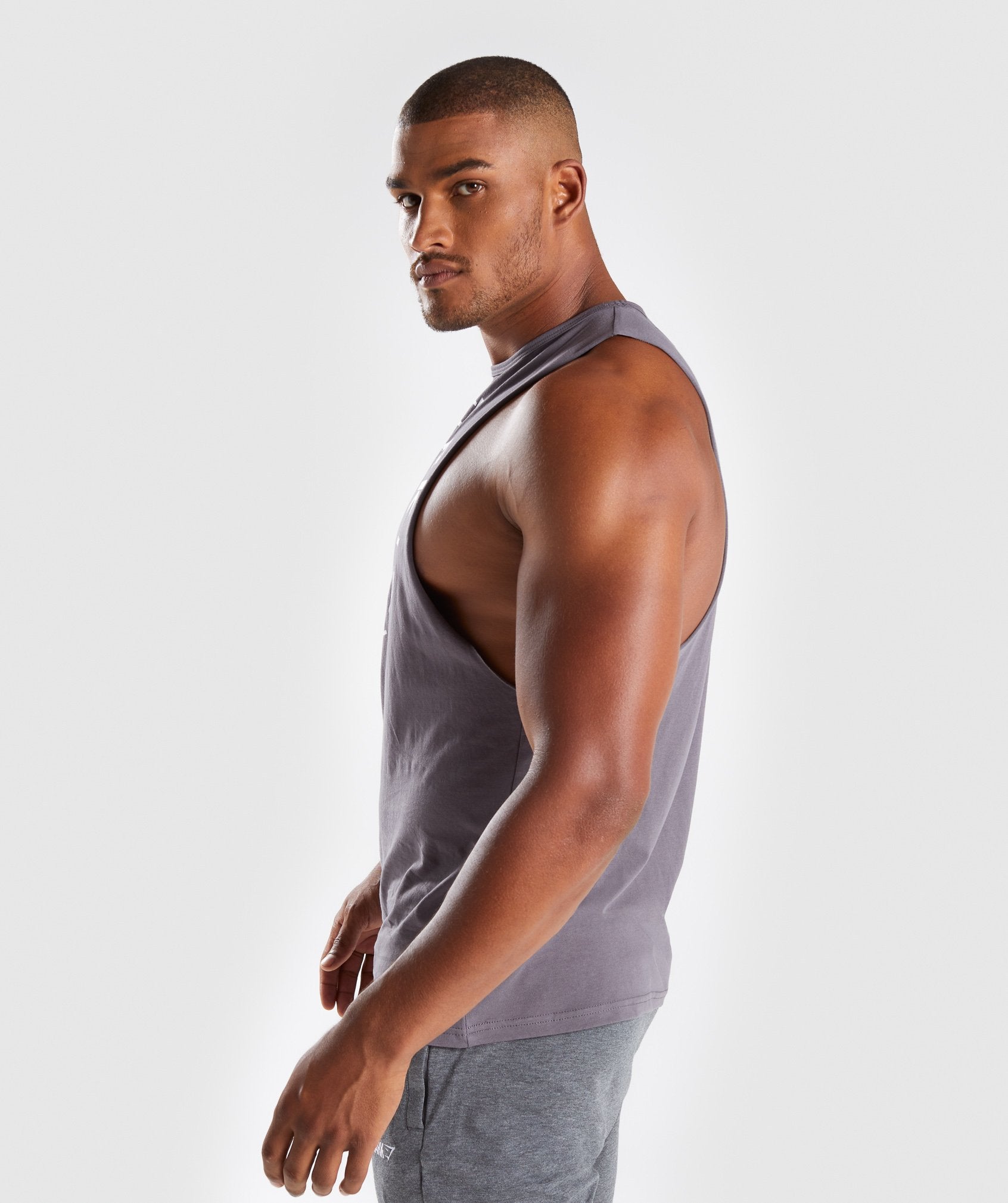 Legacy Drop Armhole Tank in Slate Lavender - view 3