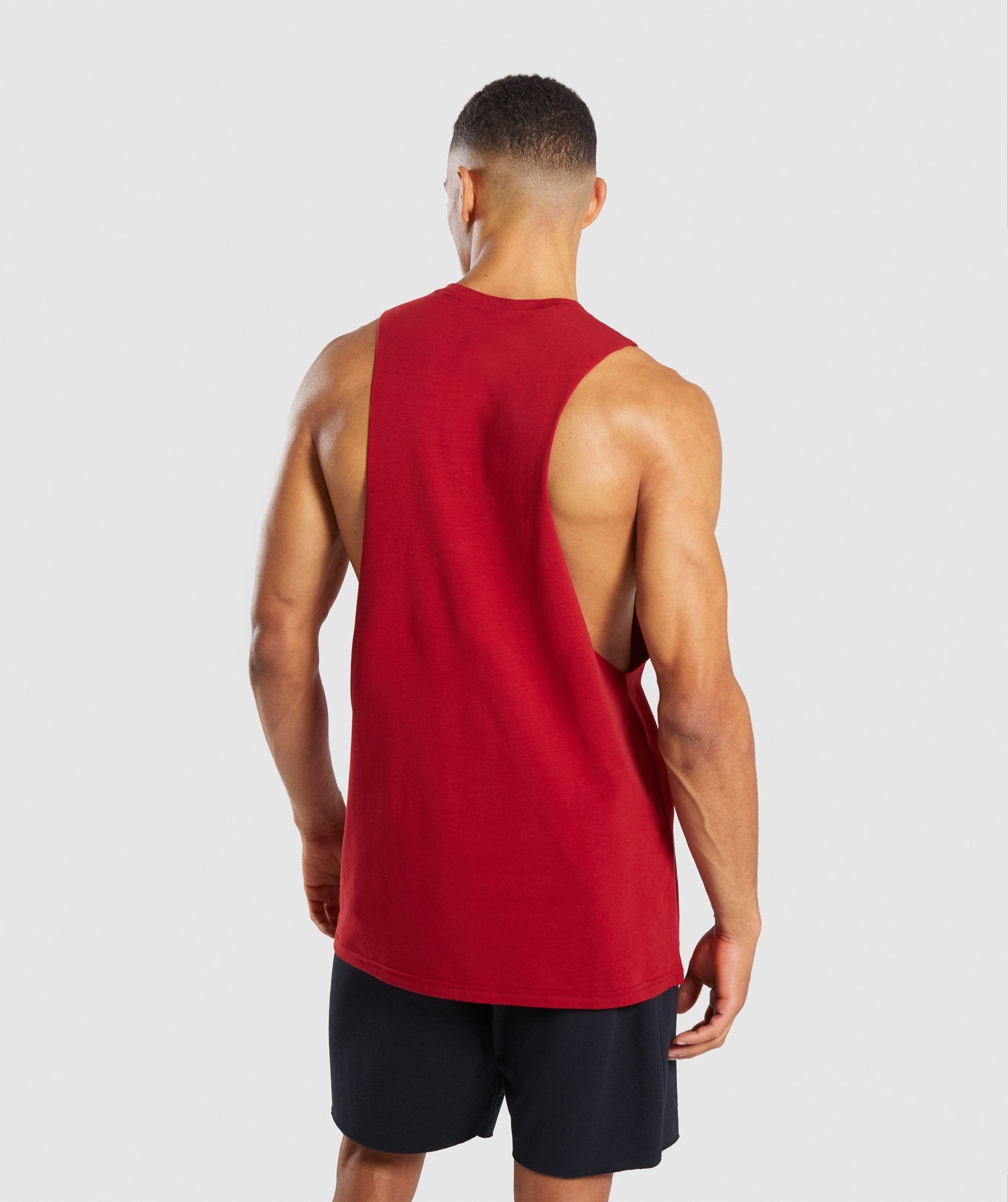 Legacy Drop Armhole Tank in Full Red - view 2