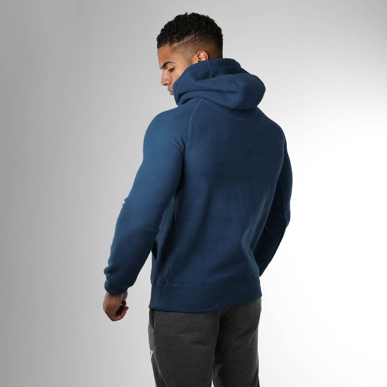 Fitness Pullover Hoodie in Sapphire Blue - view 3