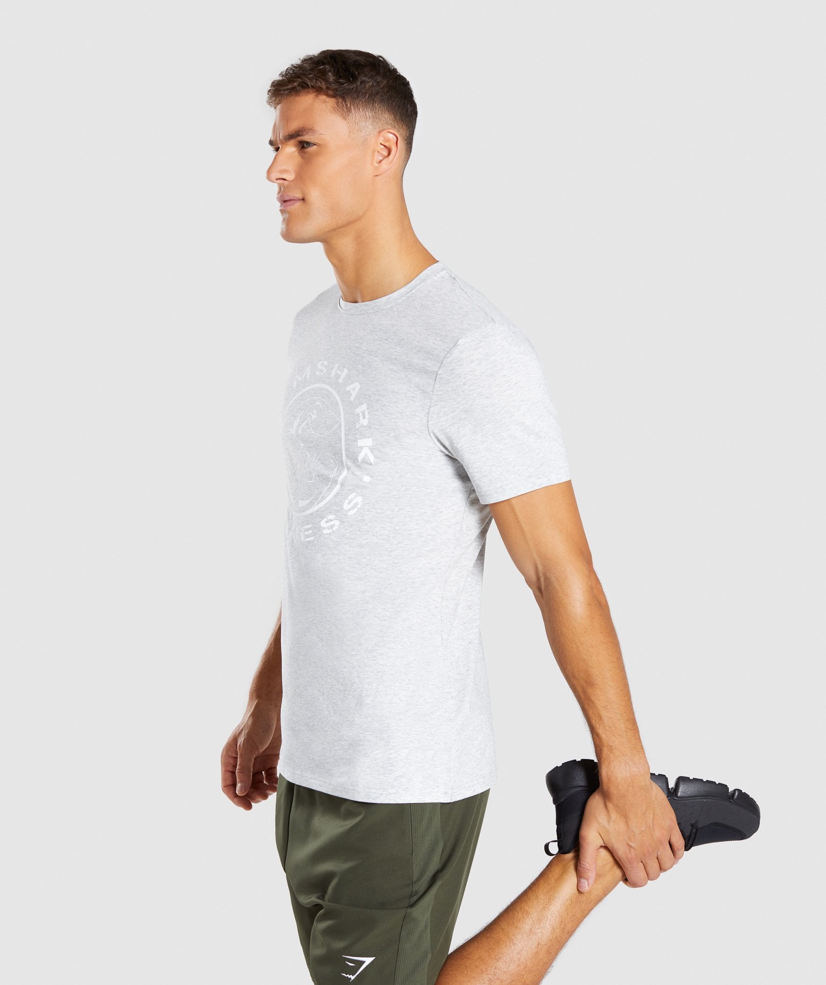Legacy T-Shirt in Wolf Grey Marl - view 3