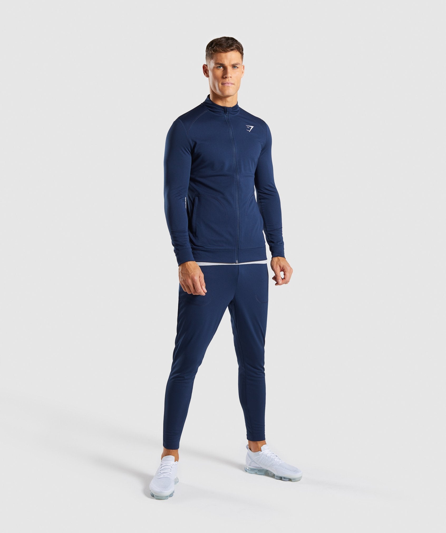 Flatlock Track Top in Sapphire Blue - view 4