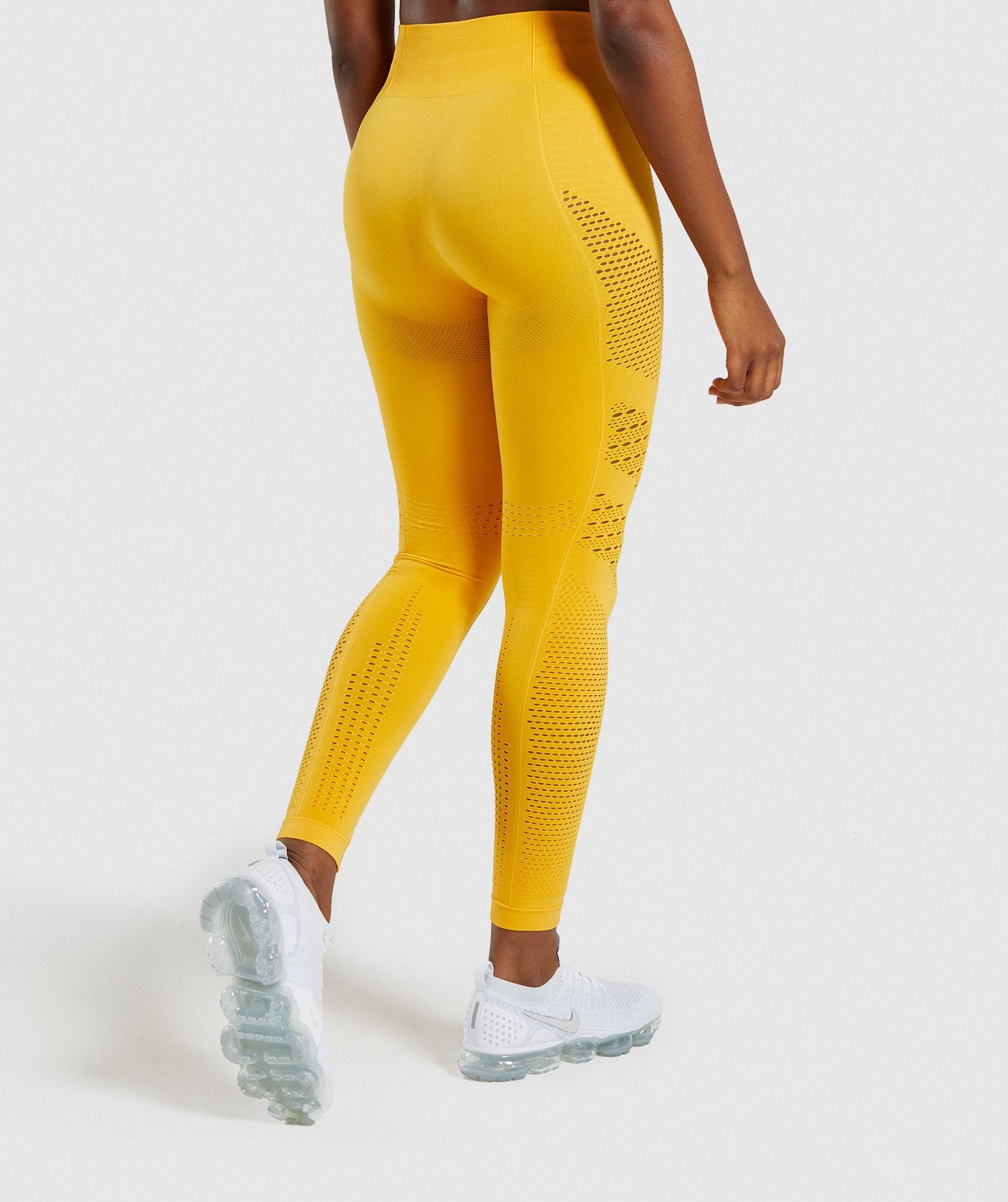 Flawless Knit Tights in Yellow - view 2