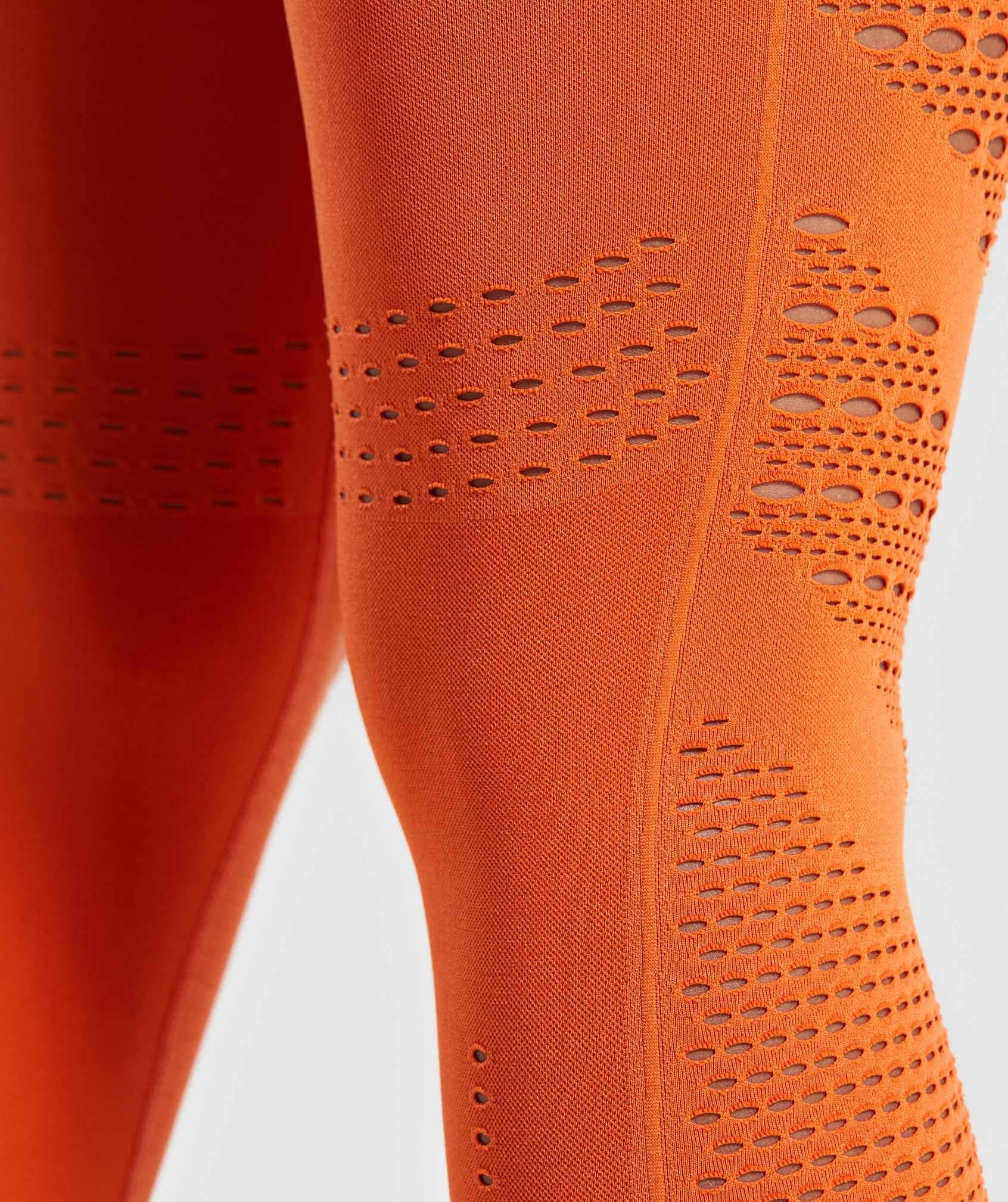 Flawless Knit Tights in Burnt Orange - view 6