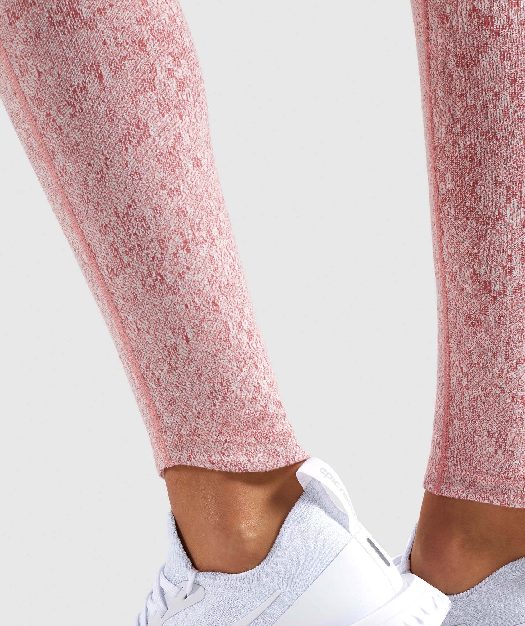 Fleur Texture Leggings in Brick Red - view 6