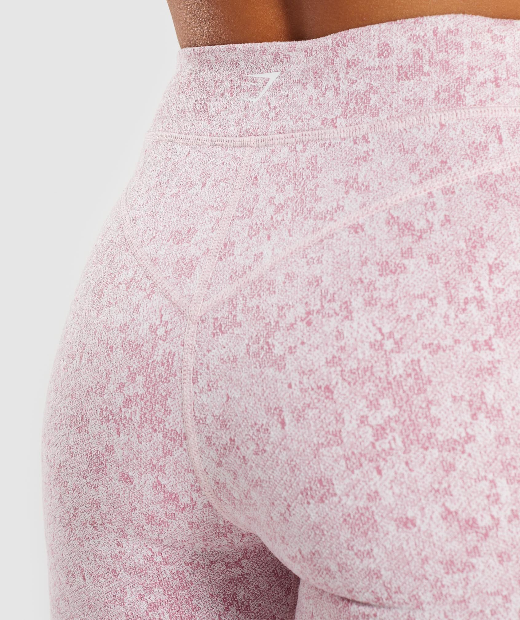 Fleur Texture Leggings in Dusky Pink Marl - view 5