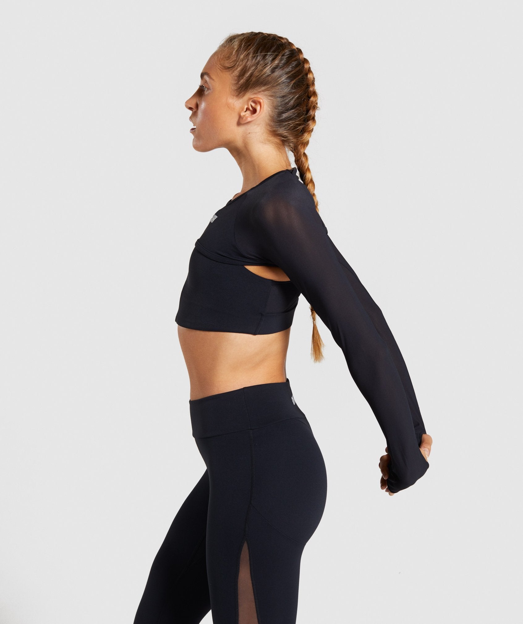 Form Supercrop Shrug- Black in null - view 3