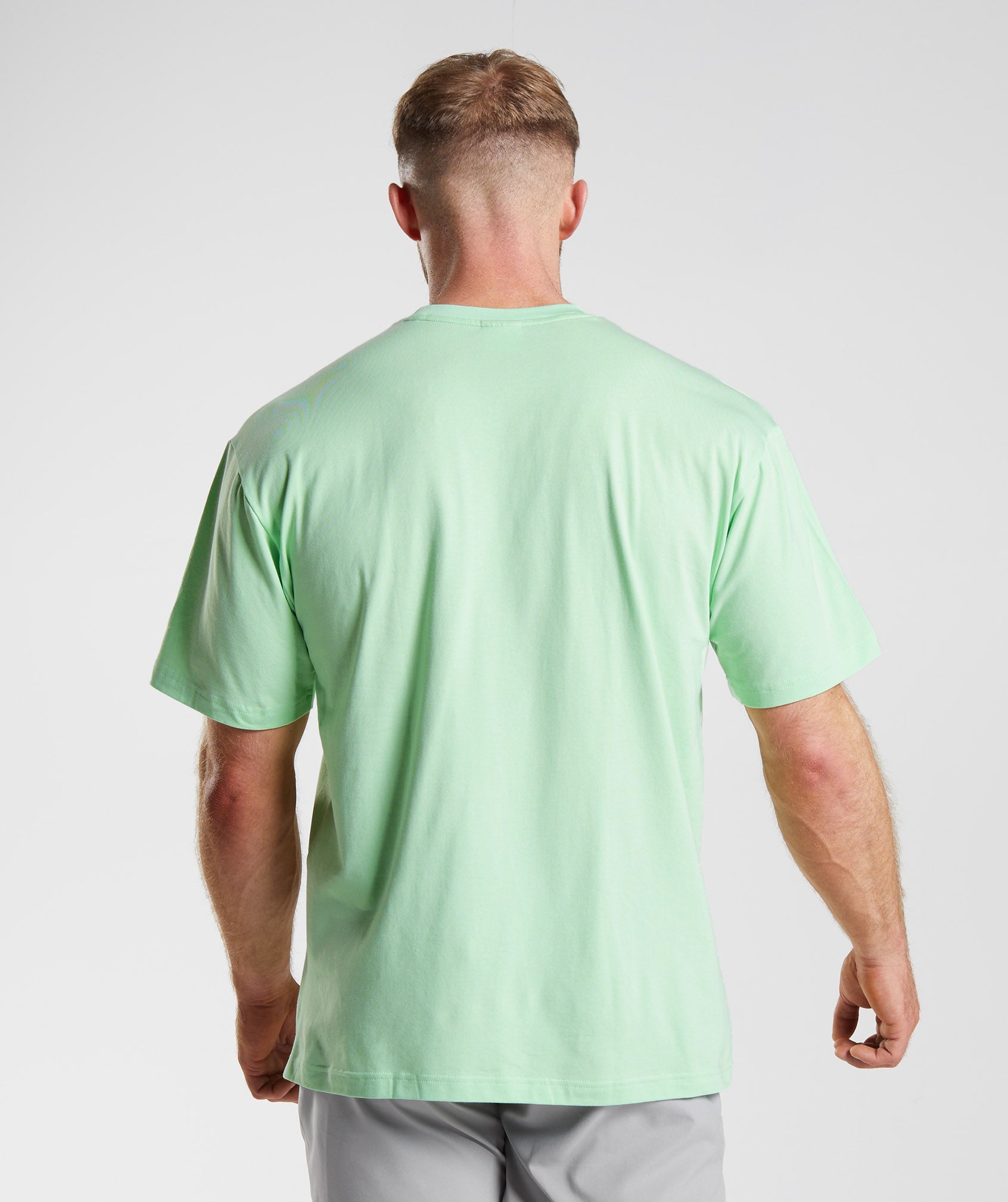 Apollo Oversized T-Shirt in Aloe Green - view 2