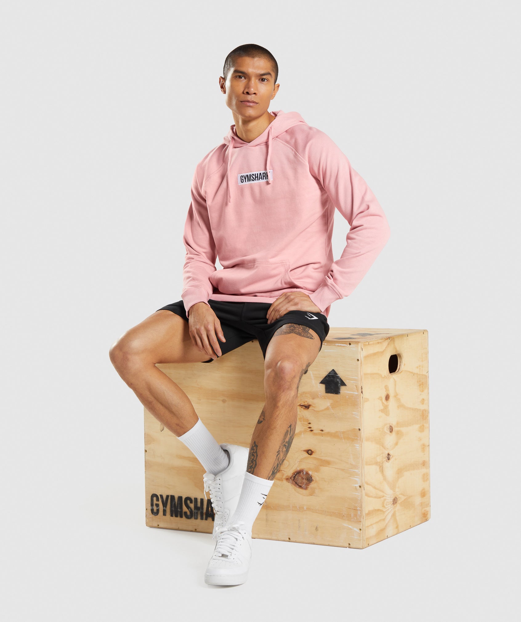 Central Hoodie in Pink - view 4