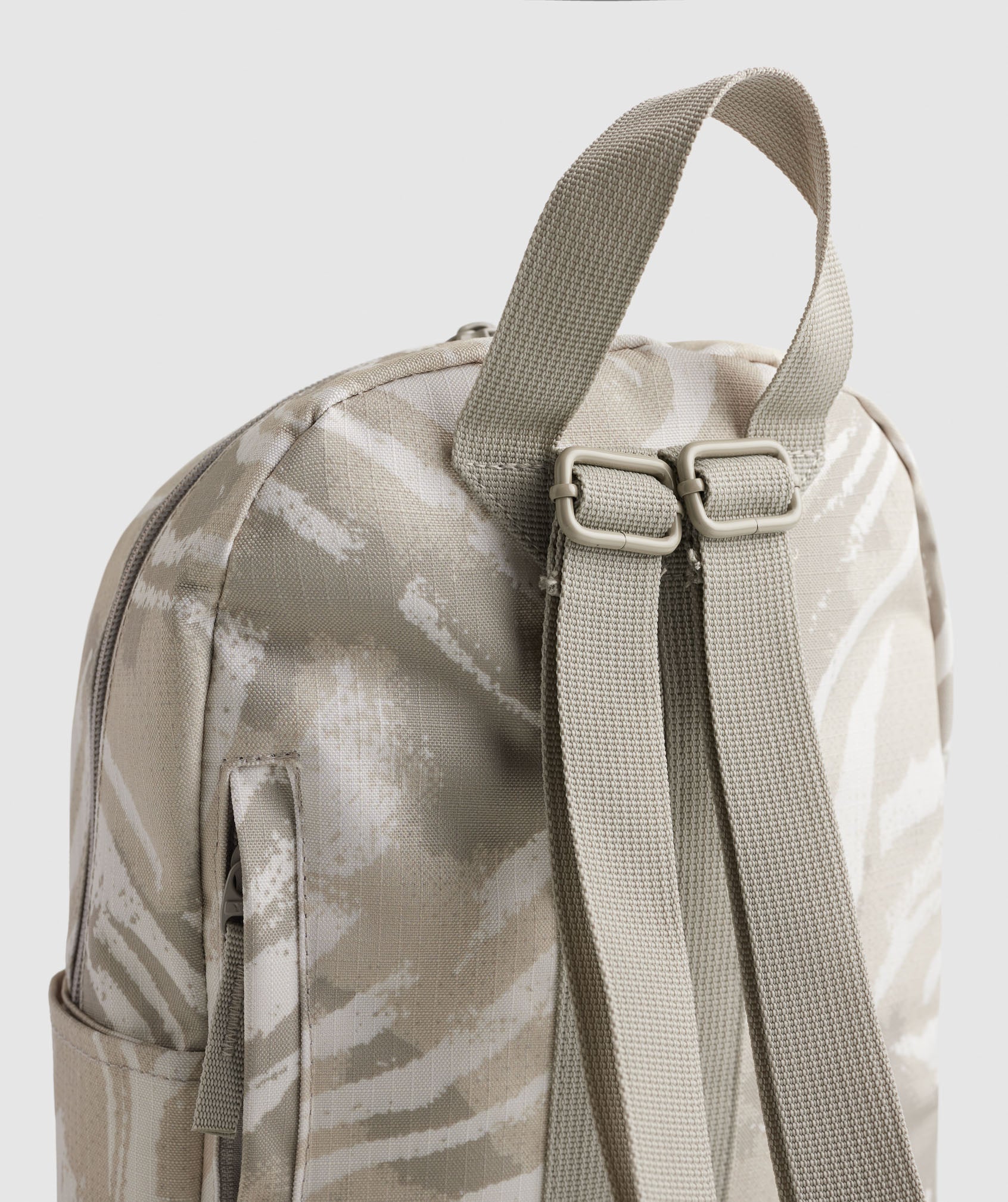 Everyday Mini Backpack in Pebble Grey Print