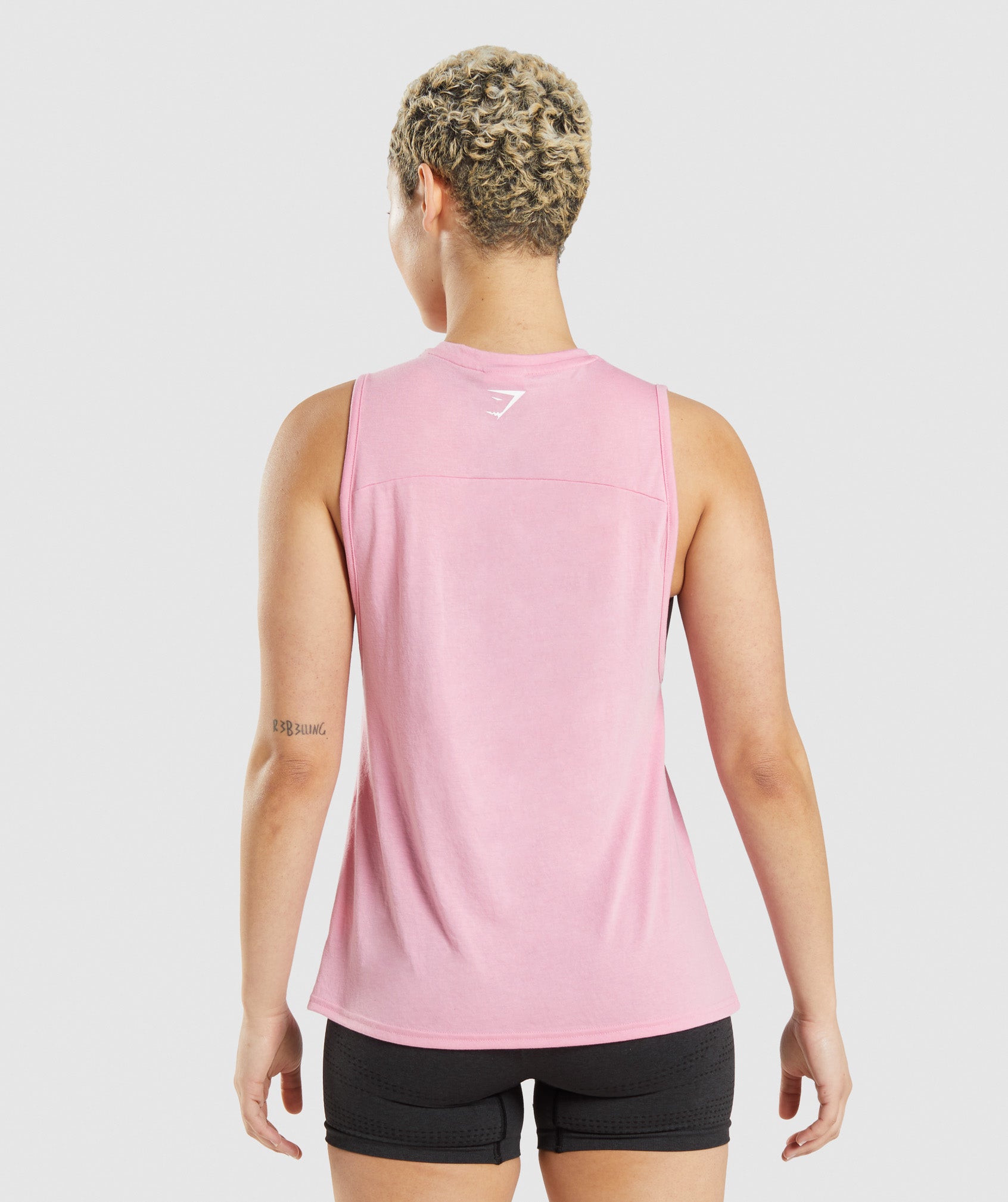 Its All You Drop Arm Tank in Sorbet Pink - view 2