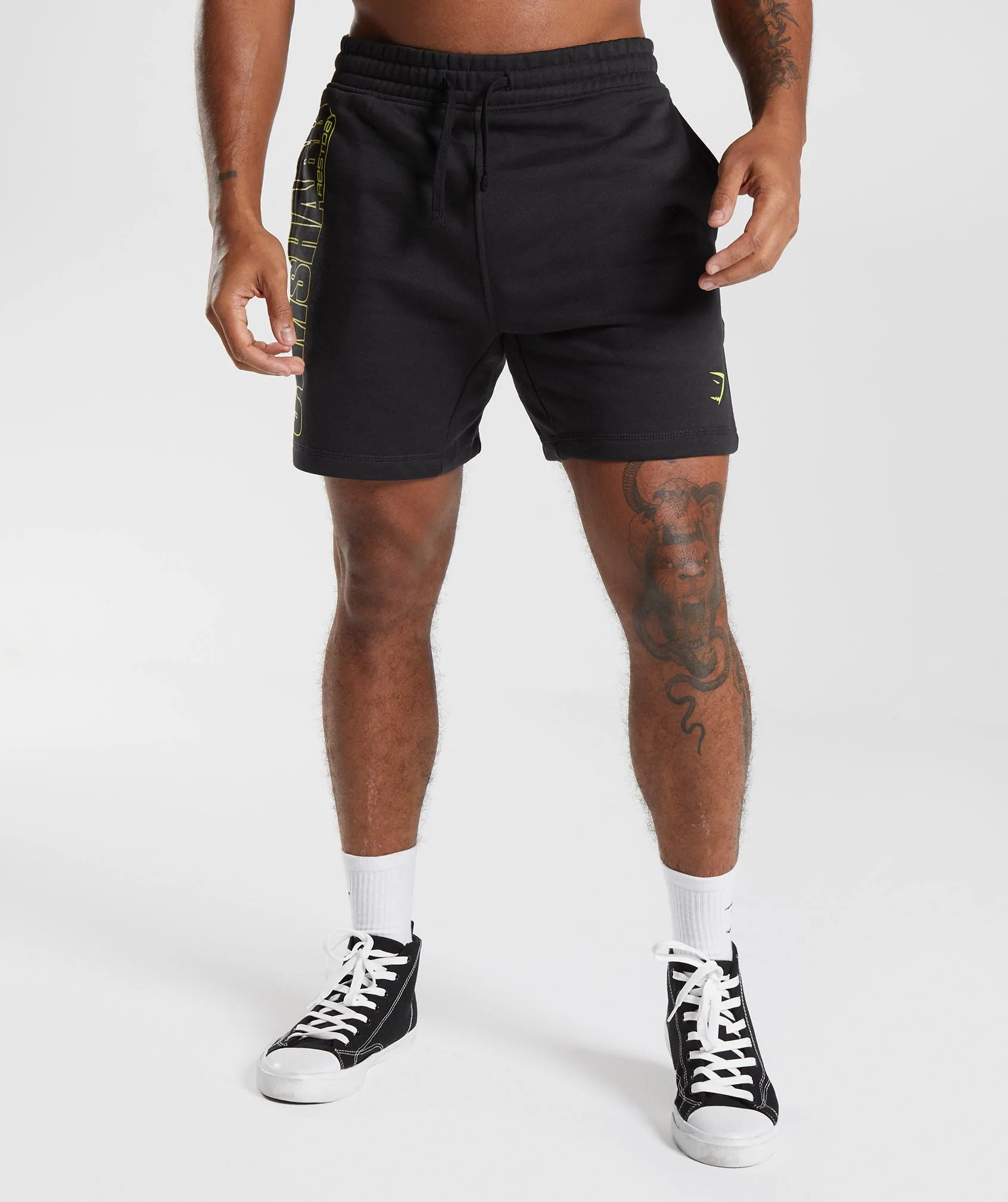 Recovery Graphic Shorts in Black - view 2