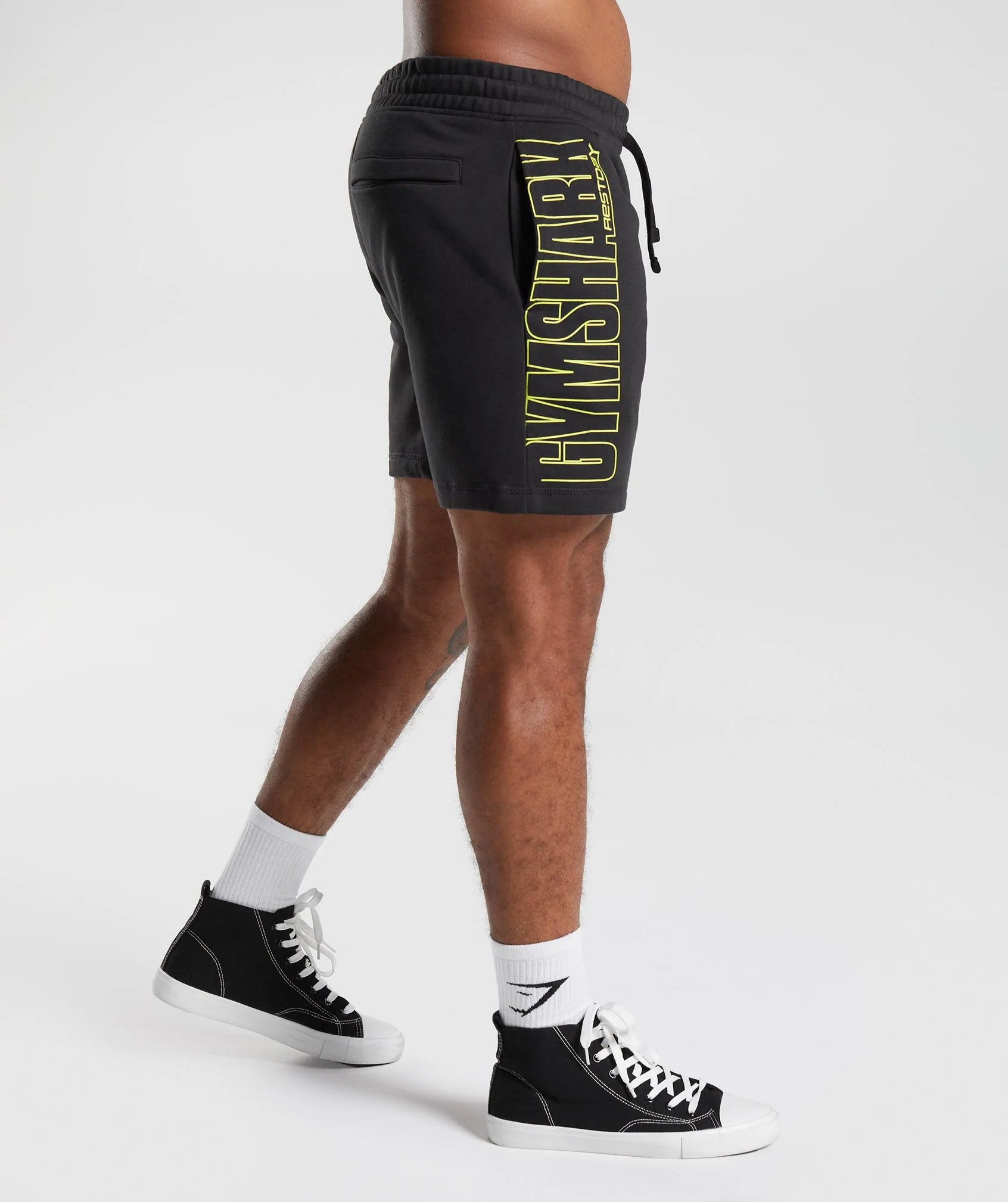 Recovery Graphic Shorts in Black - view 1