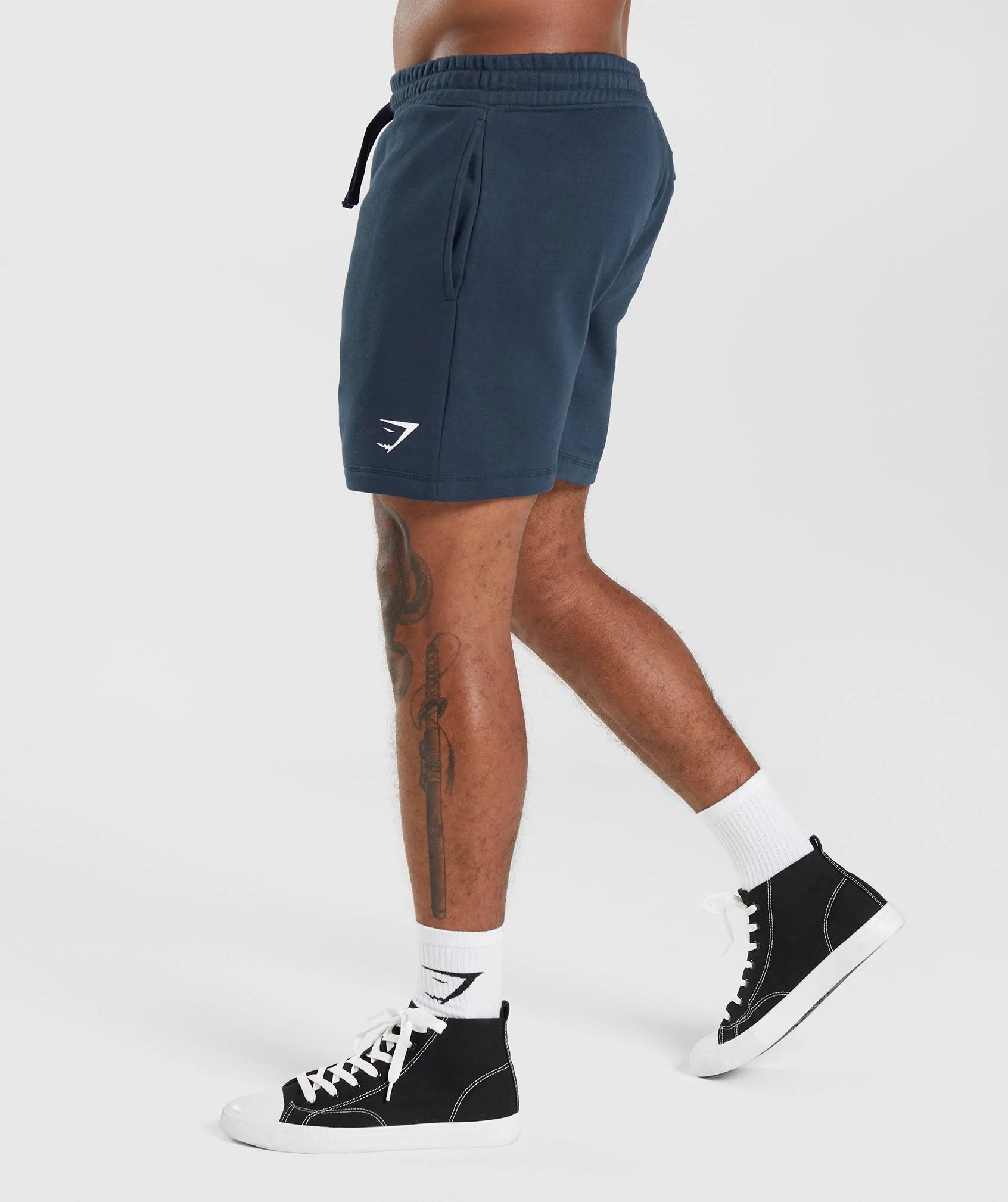 Recovery Graphic Shorts in Navy - view 4