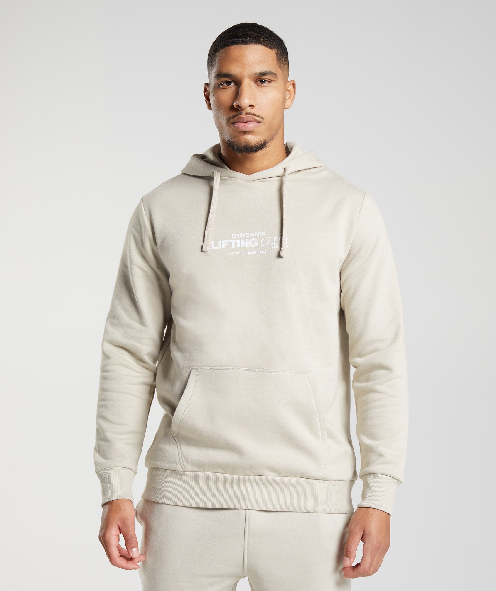 Social Club Hoodie in Pebble Grey - view 1