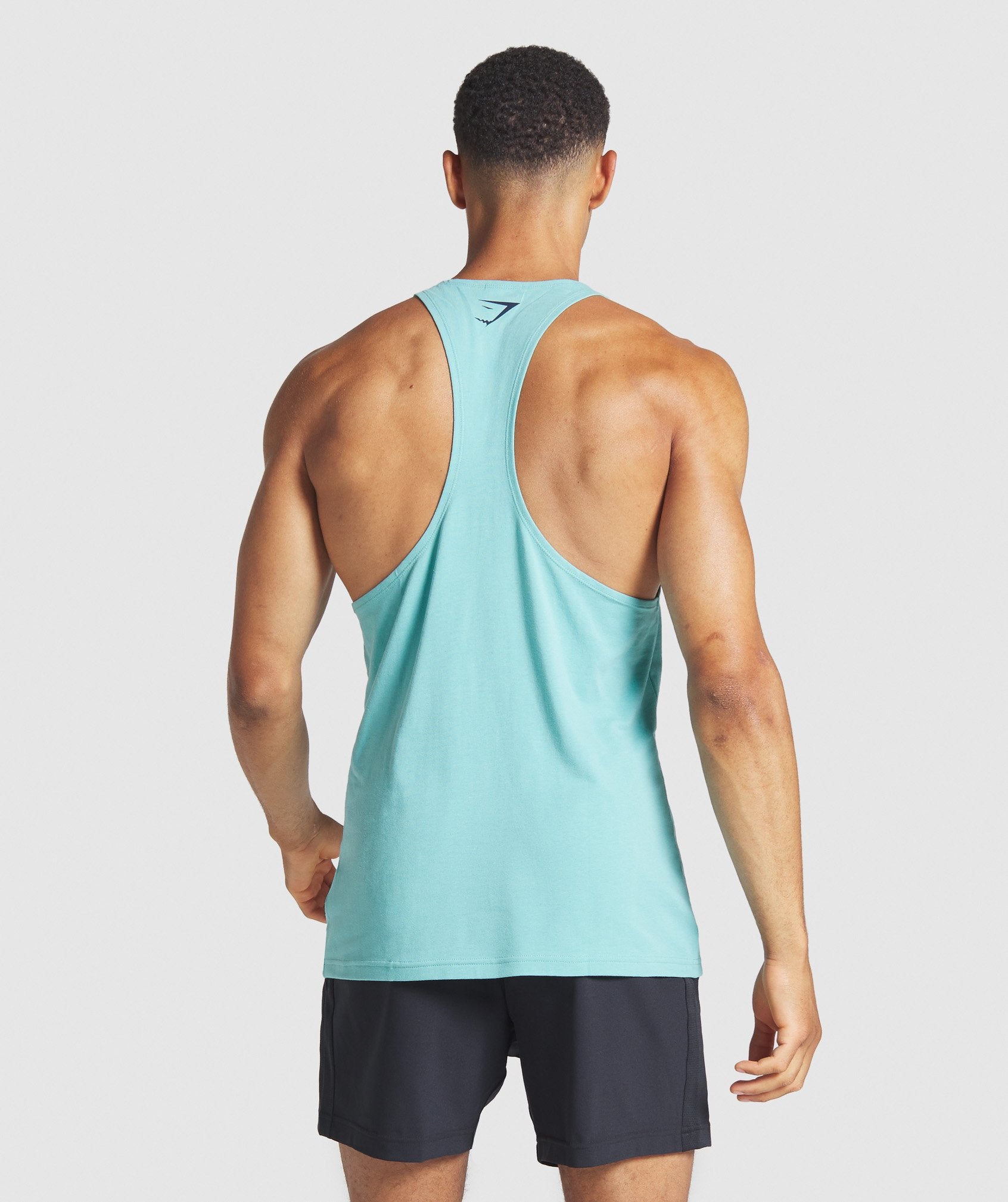 Graphic Dazzle Stringer in Light Blue