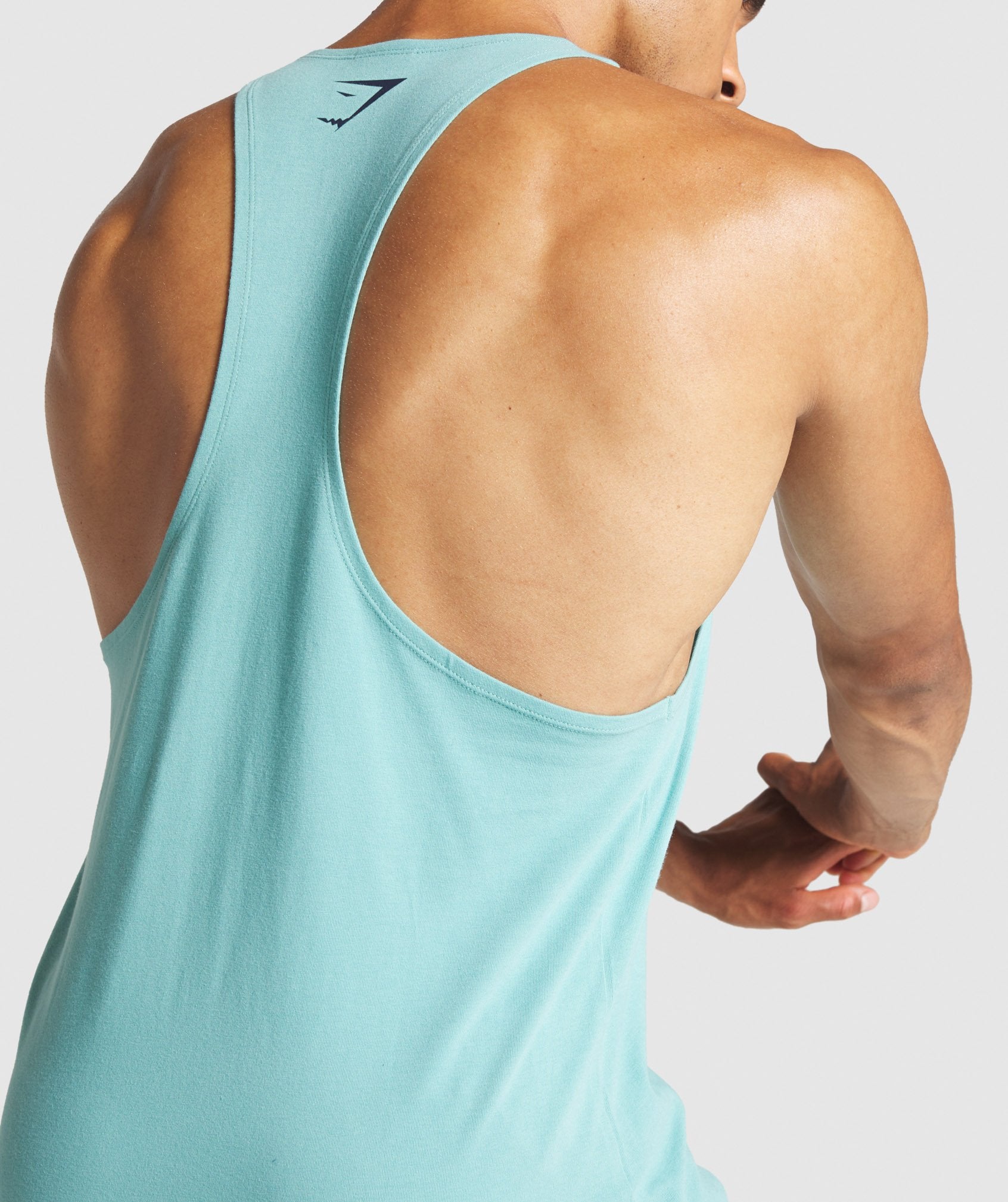 Graphic Extrude Stringer in Light Blue