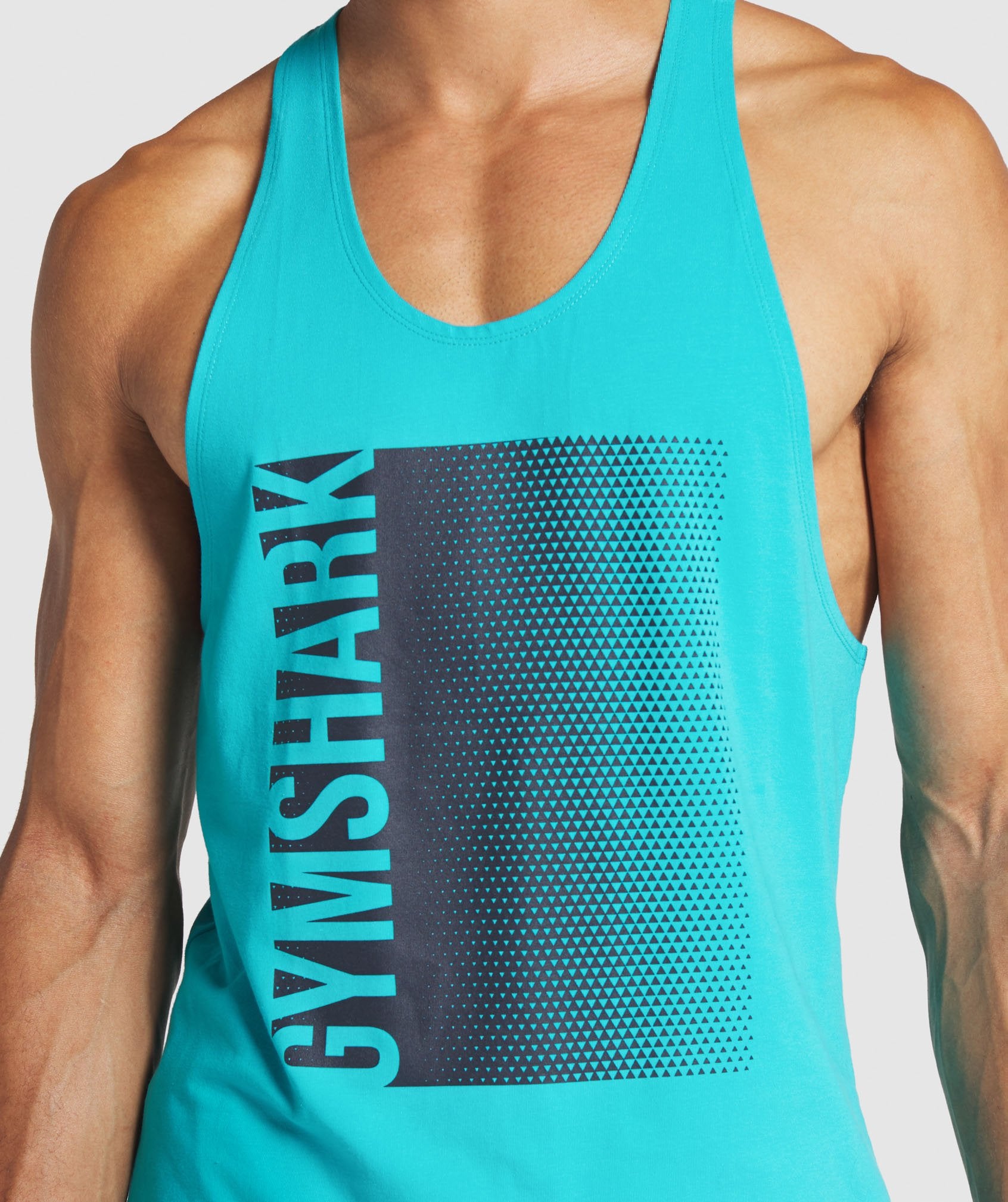 Graphic Geo Fade Stringer in Teal - view 5