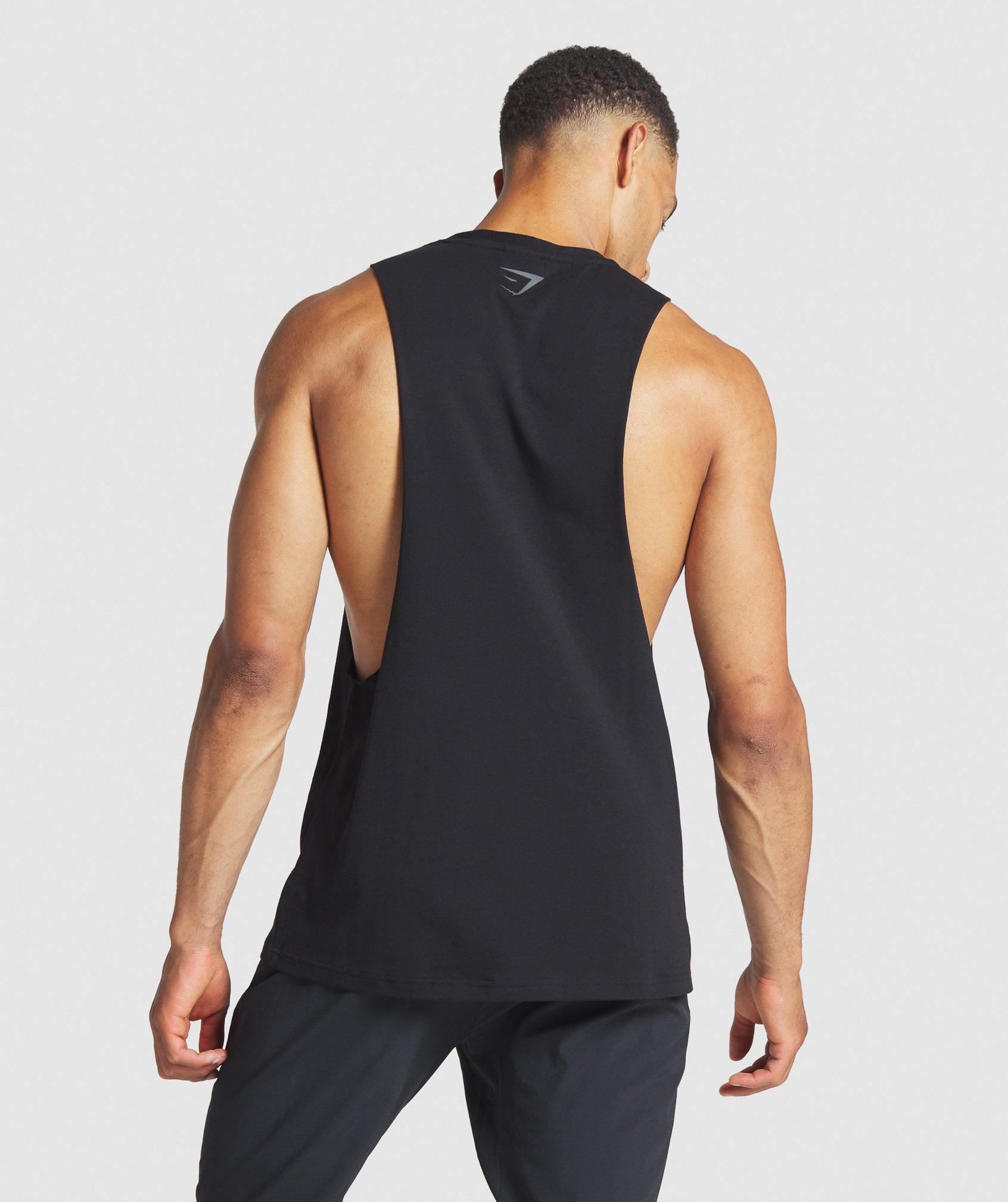 Graphic Geo Fade Tank in Black