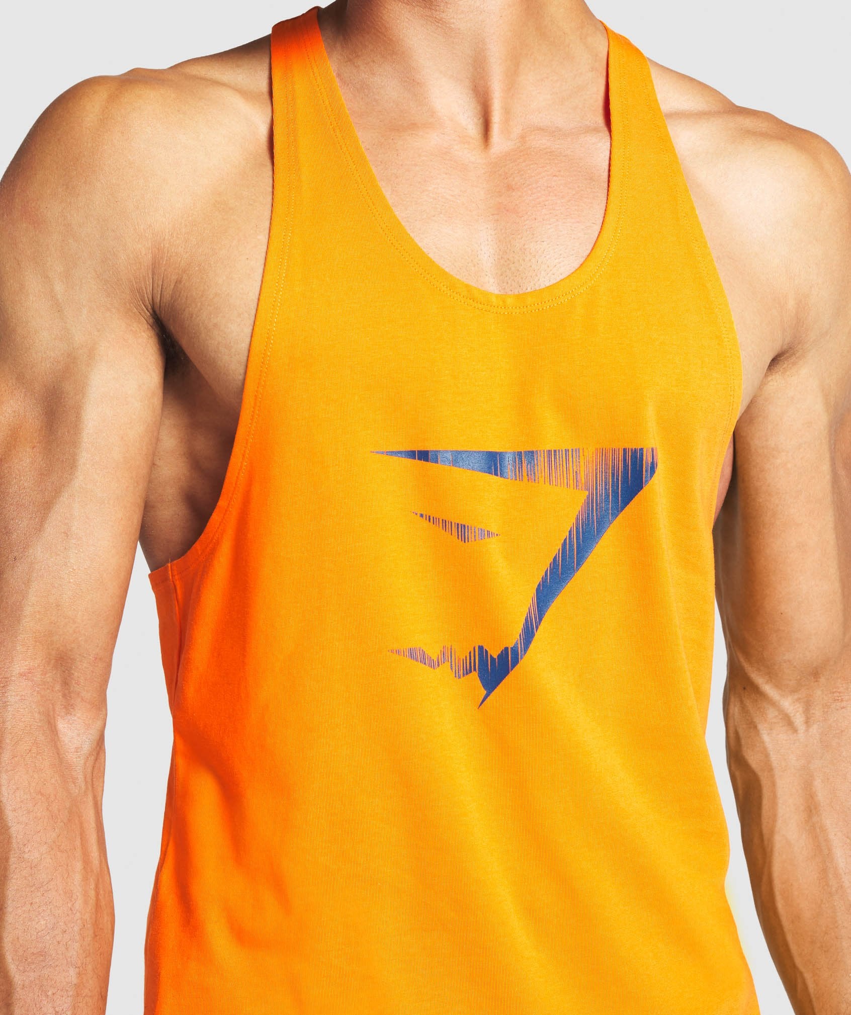 Graphic Infill Stringer in Orange - view 5