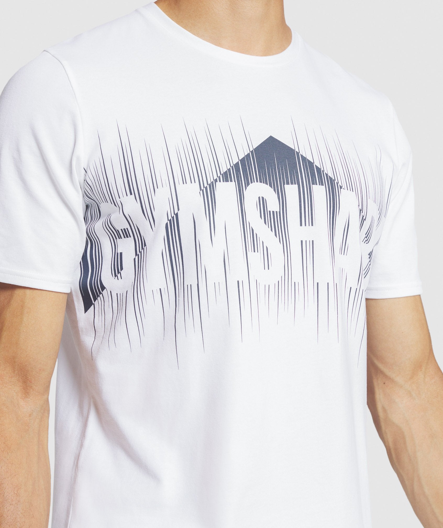 Graphic Pyramid T-Shirt in White