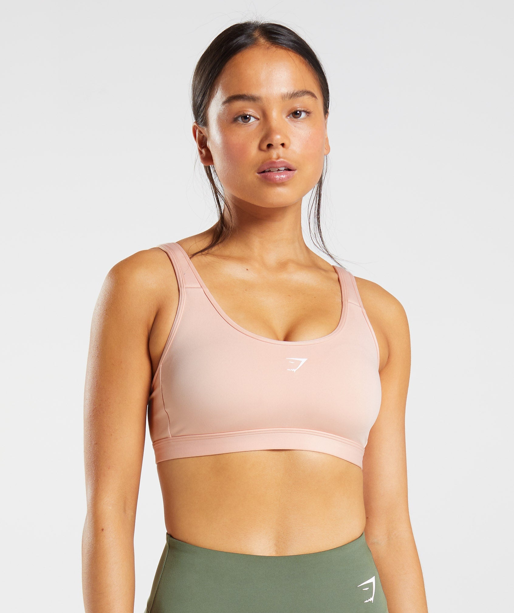 Fraction Sports Bra in Clay Pink