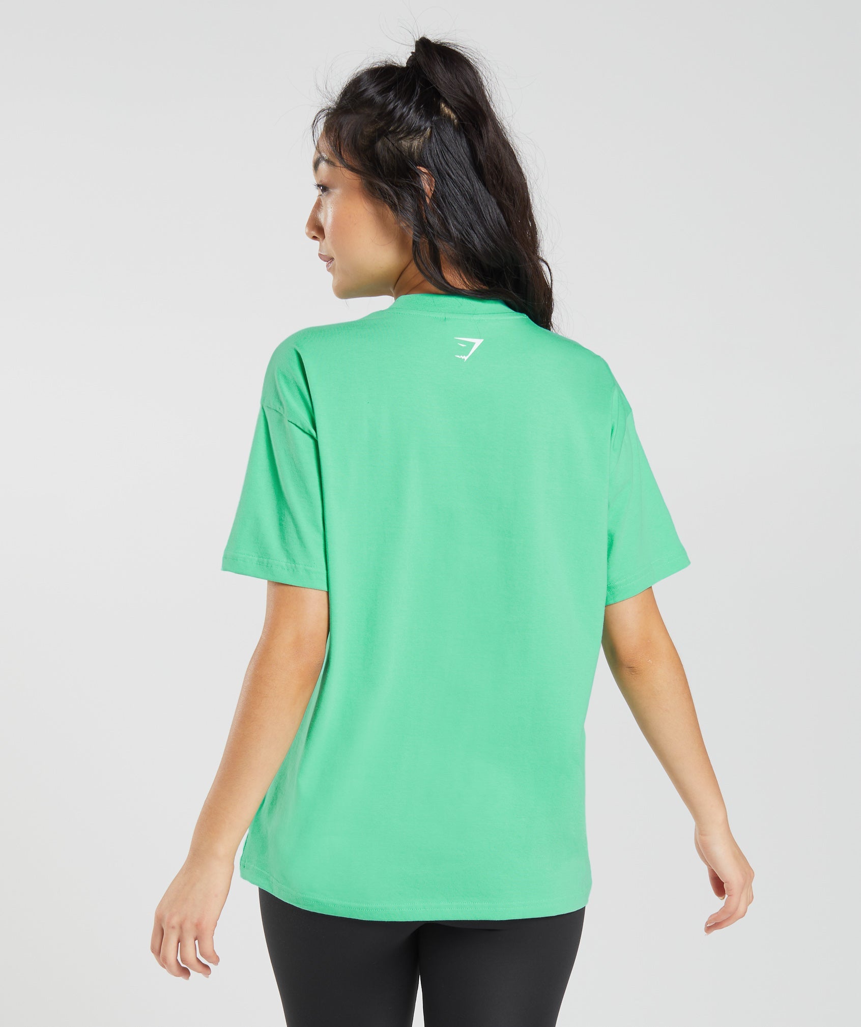 Activated Graphic Oversized T-Shirt in Tropic Green - view 2