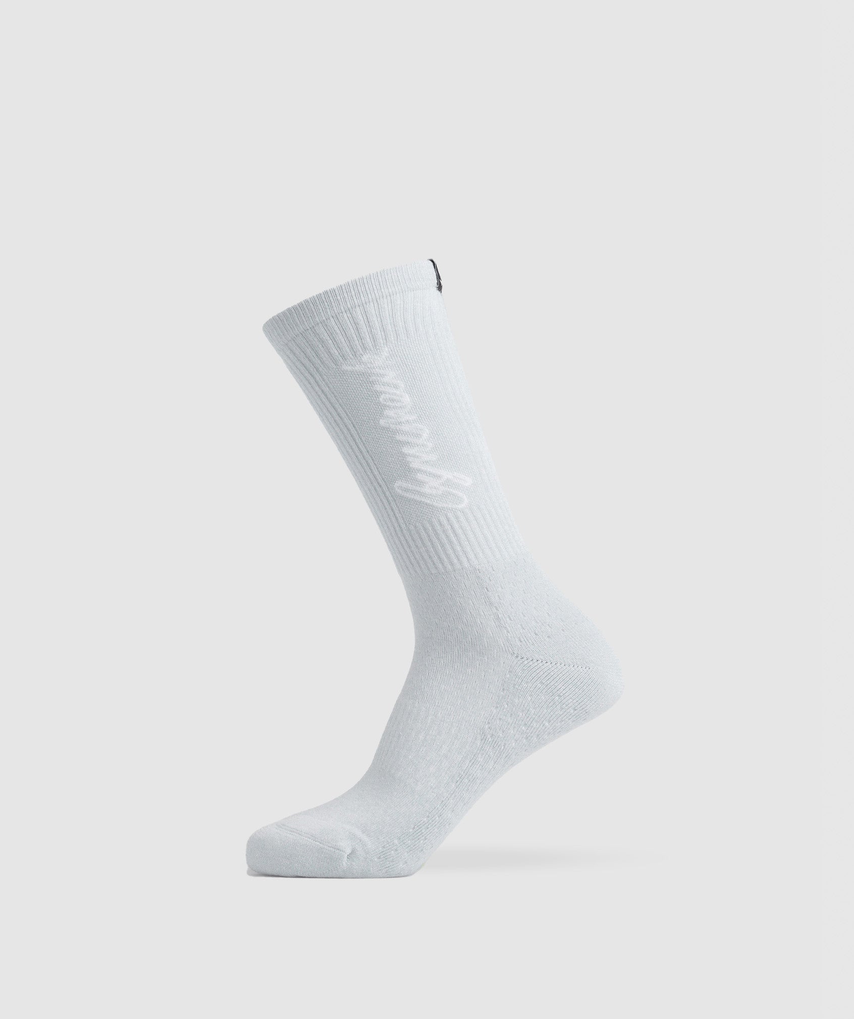 Handwriting Sock in River Stone Grey/White is niet op voorraad