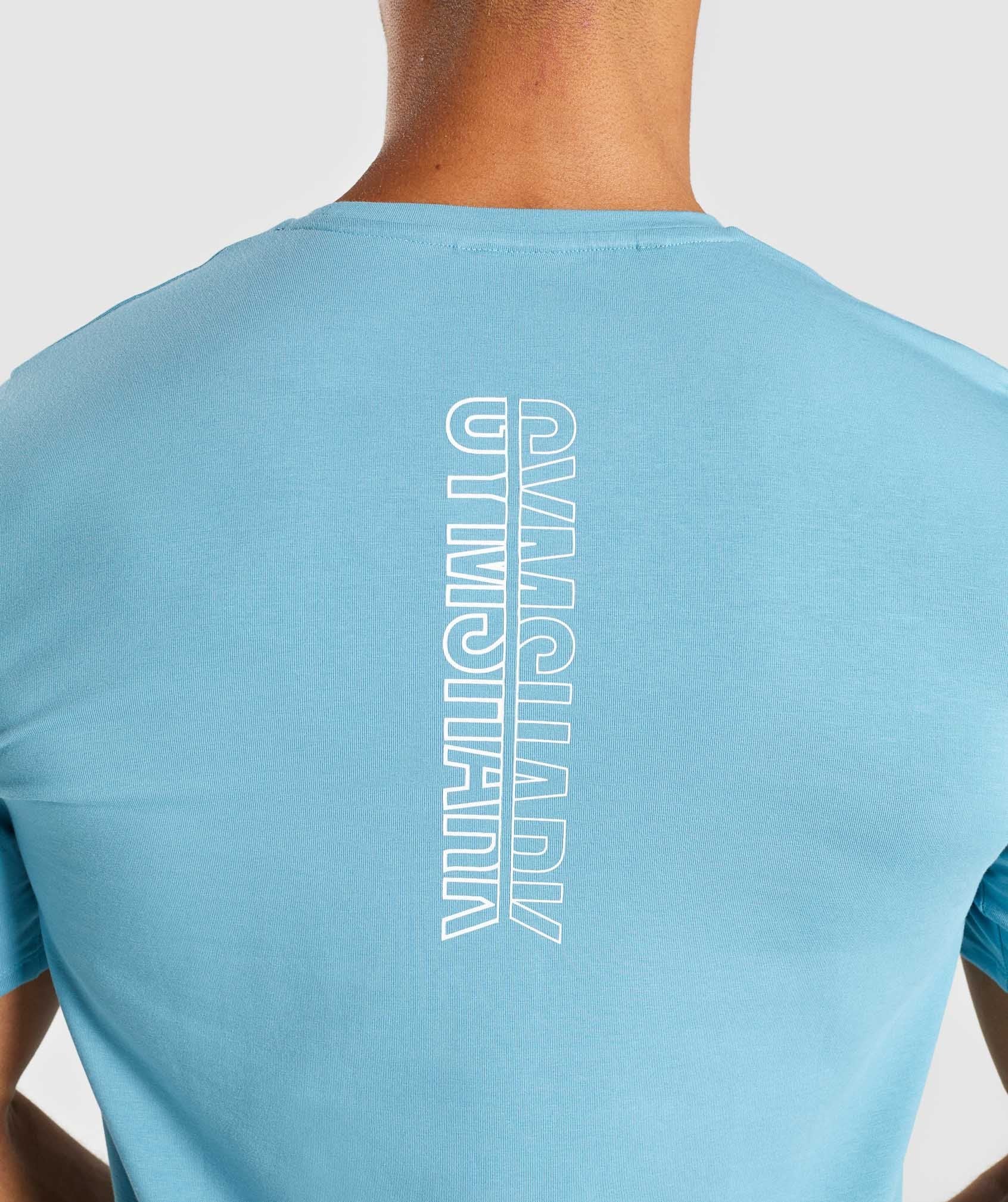 Minimal T-Shirt in Dusky Teal - view 5