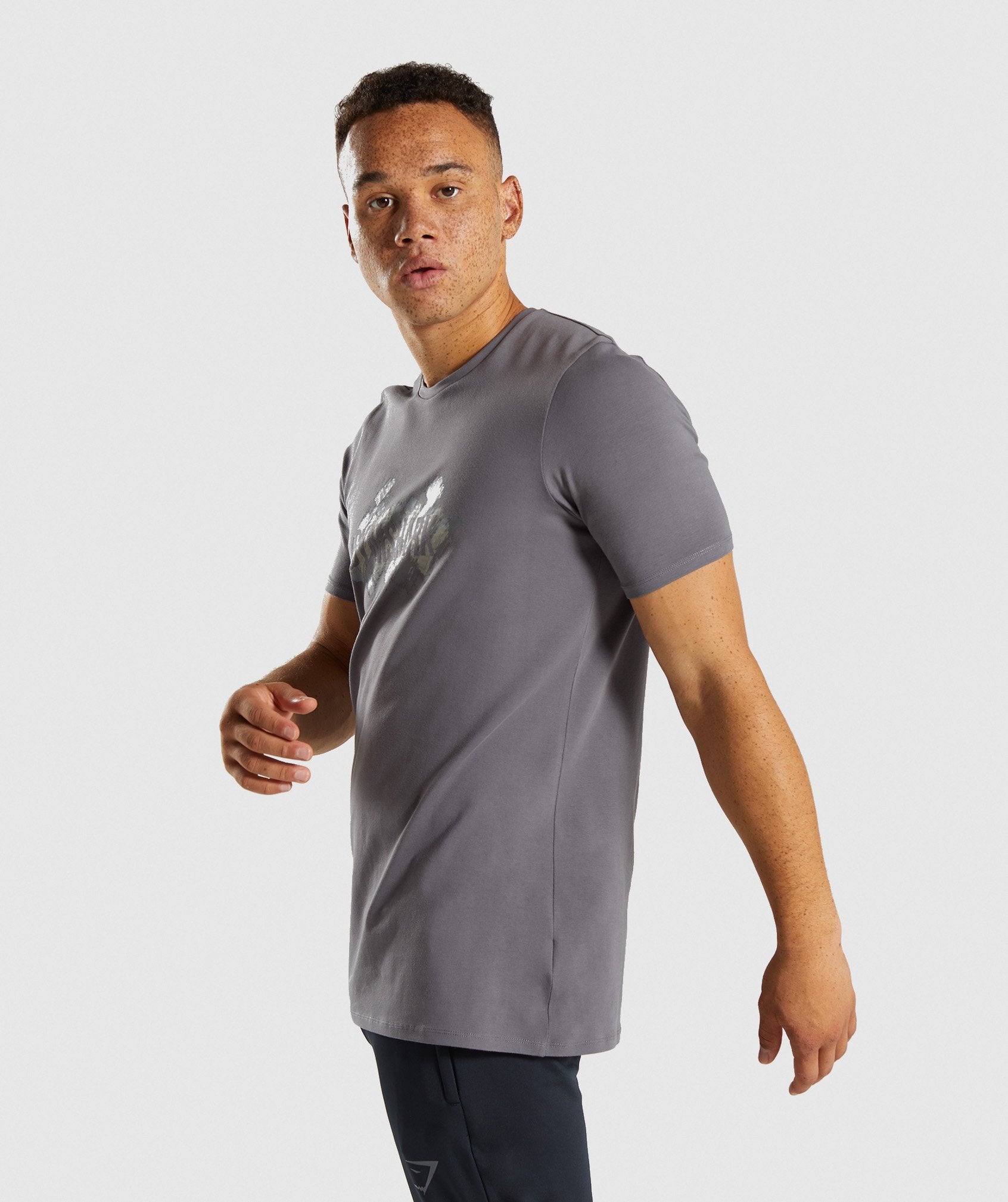 Etch T-Shirt in Smokey Grey - view 3