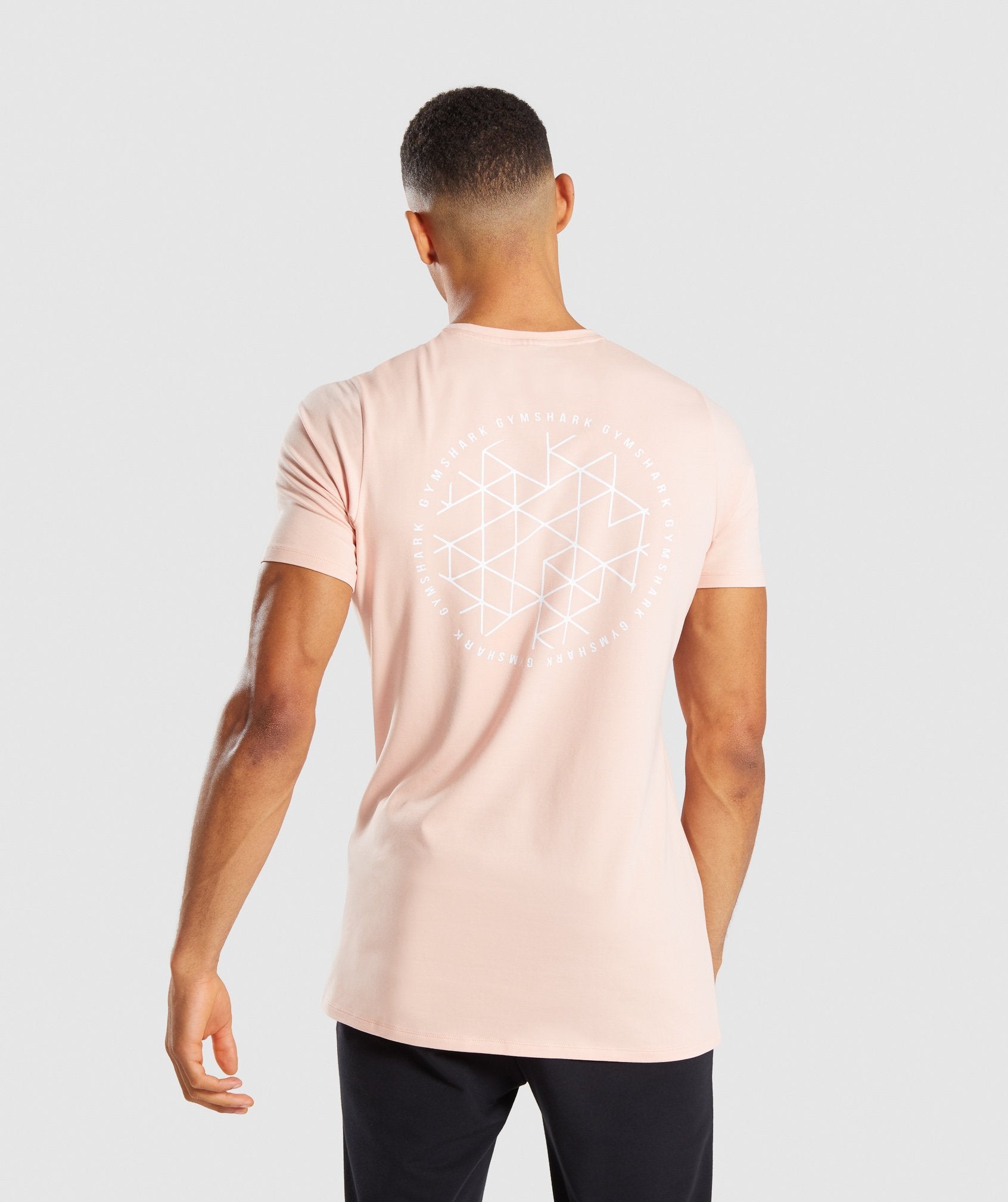 Geo T-Shirt in Blush Nude - view 2