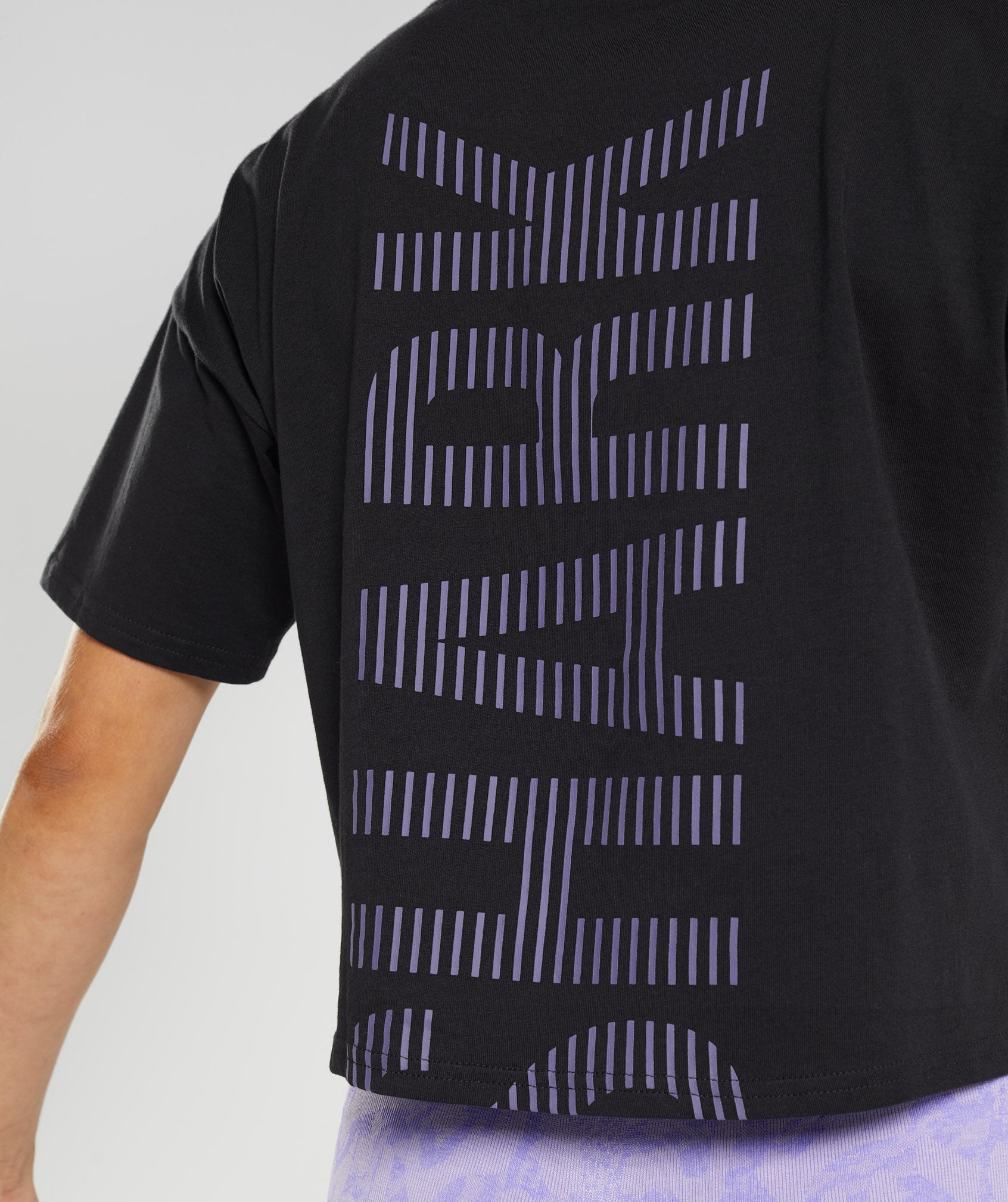 315 Midi T-Shirt in Black/Mercury Purple