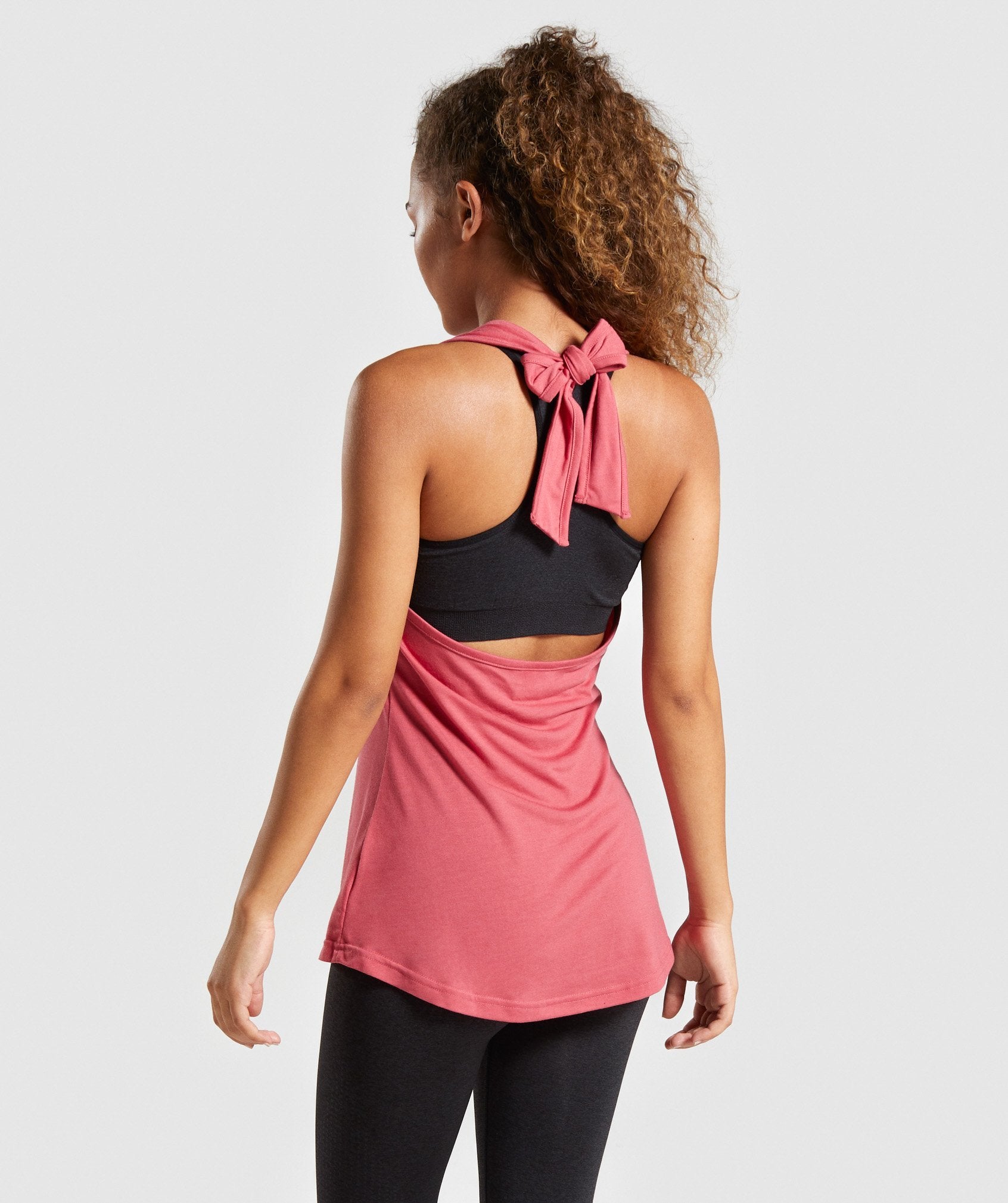 Ark Halter Neck Vest in Rose - view 2