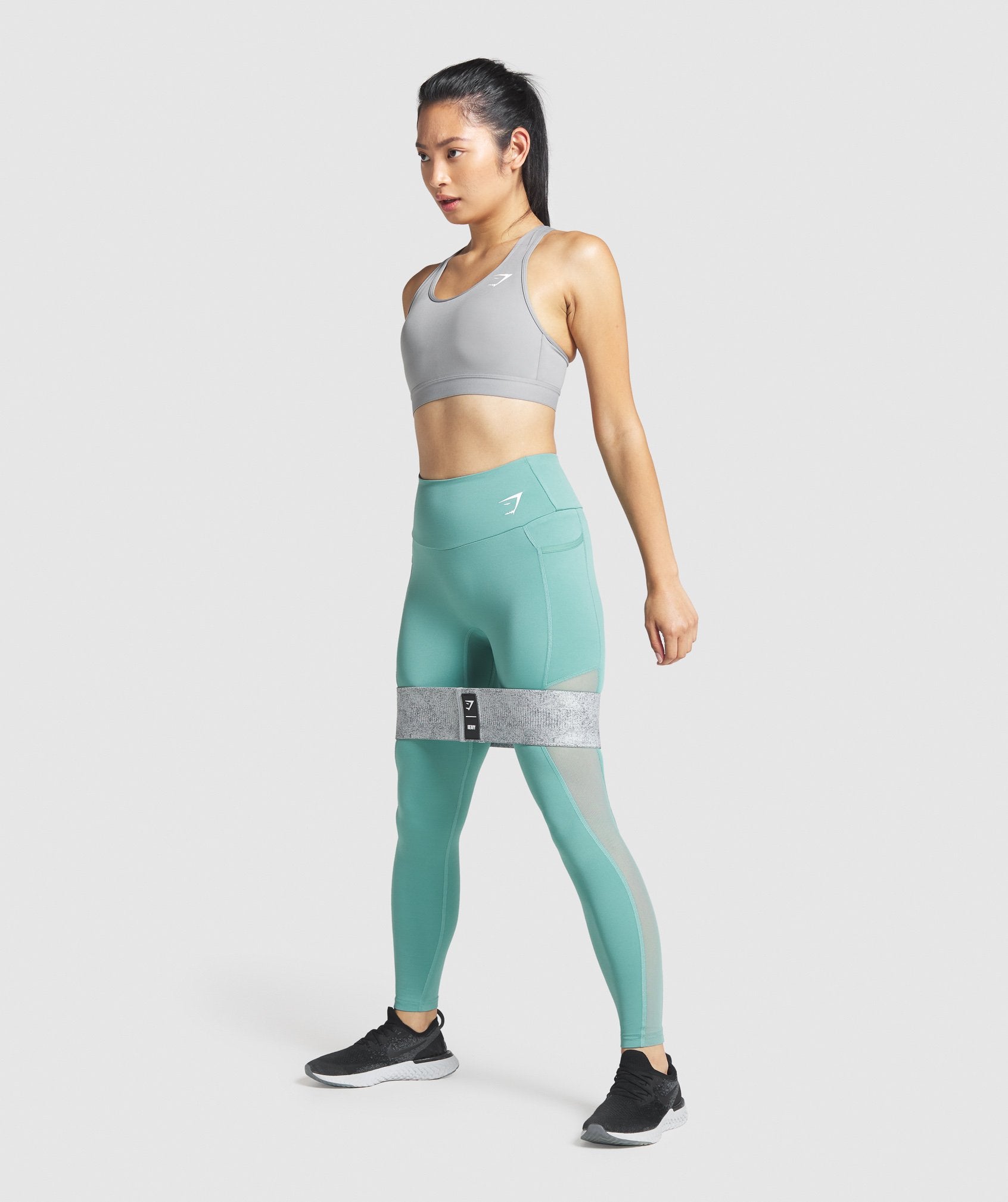 Heavy Resistance Band in Charcoal/Print