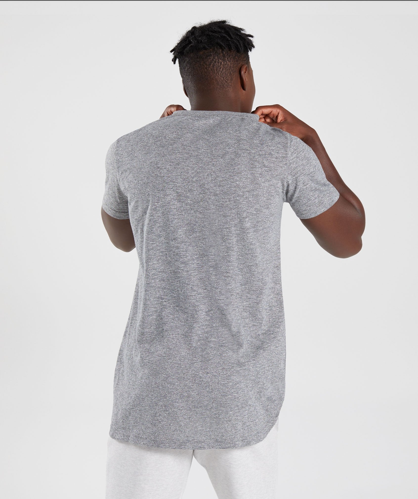 Heather T-Shirt in Charcoal Marl - view 2