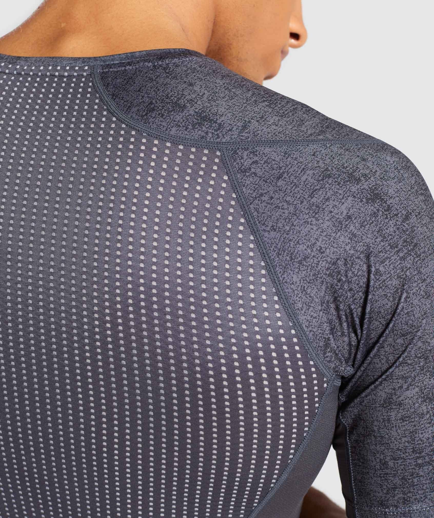 Hybrid Baselayer Top in Charcoal Marl - view 6