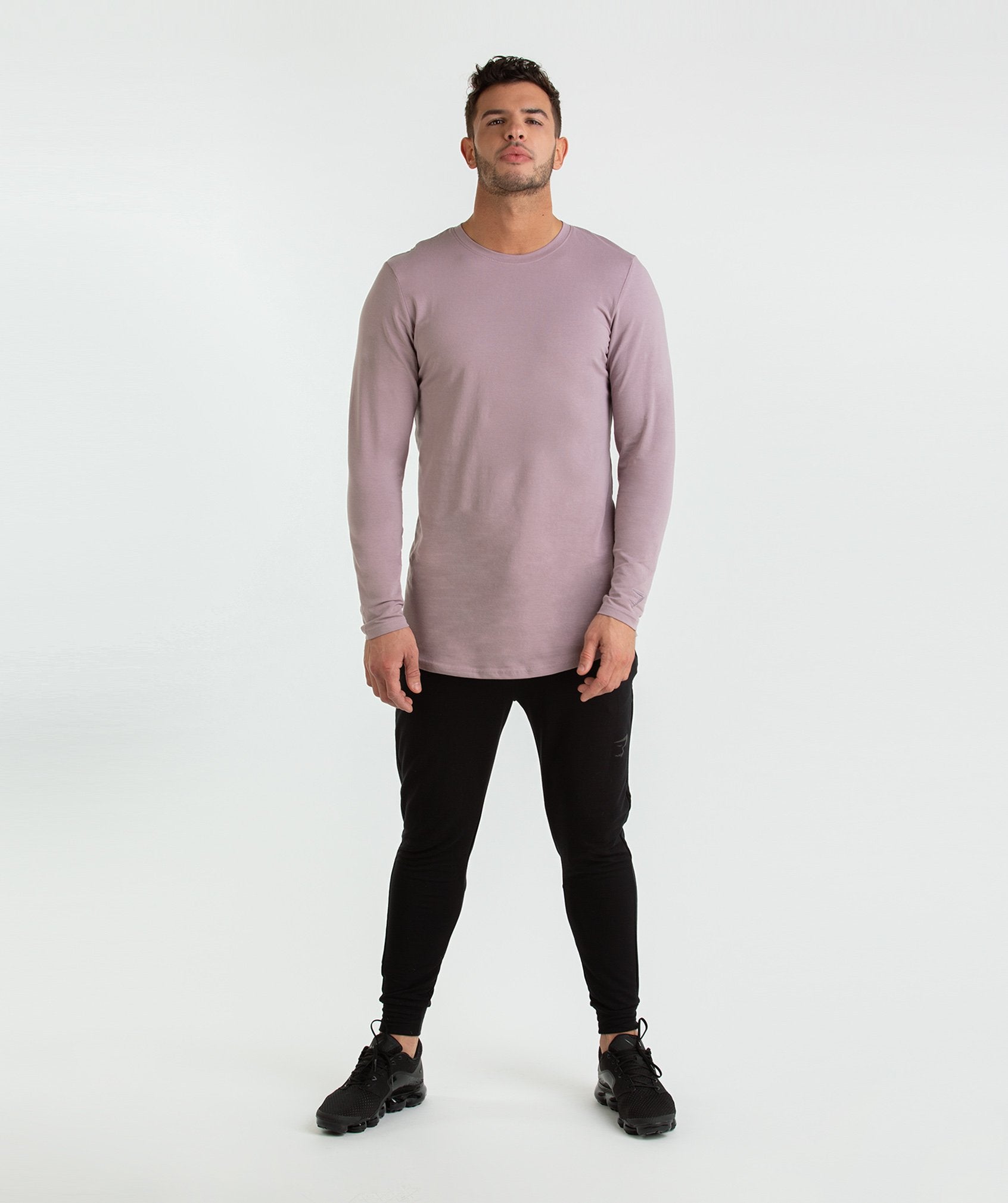 Living Long Sleeve T-Shirt in Purple Chalk - view 4