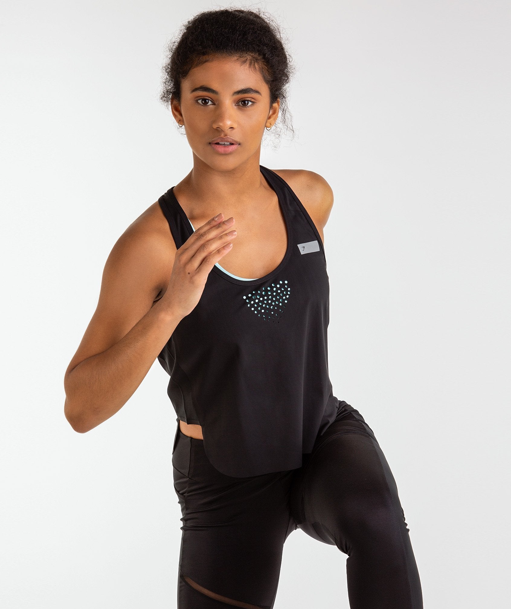 T-Bar Cropped Vest 2.0 in Black - view 2