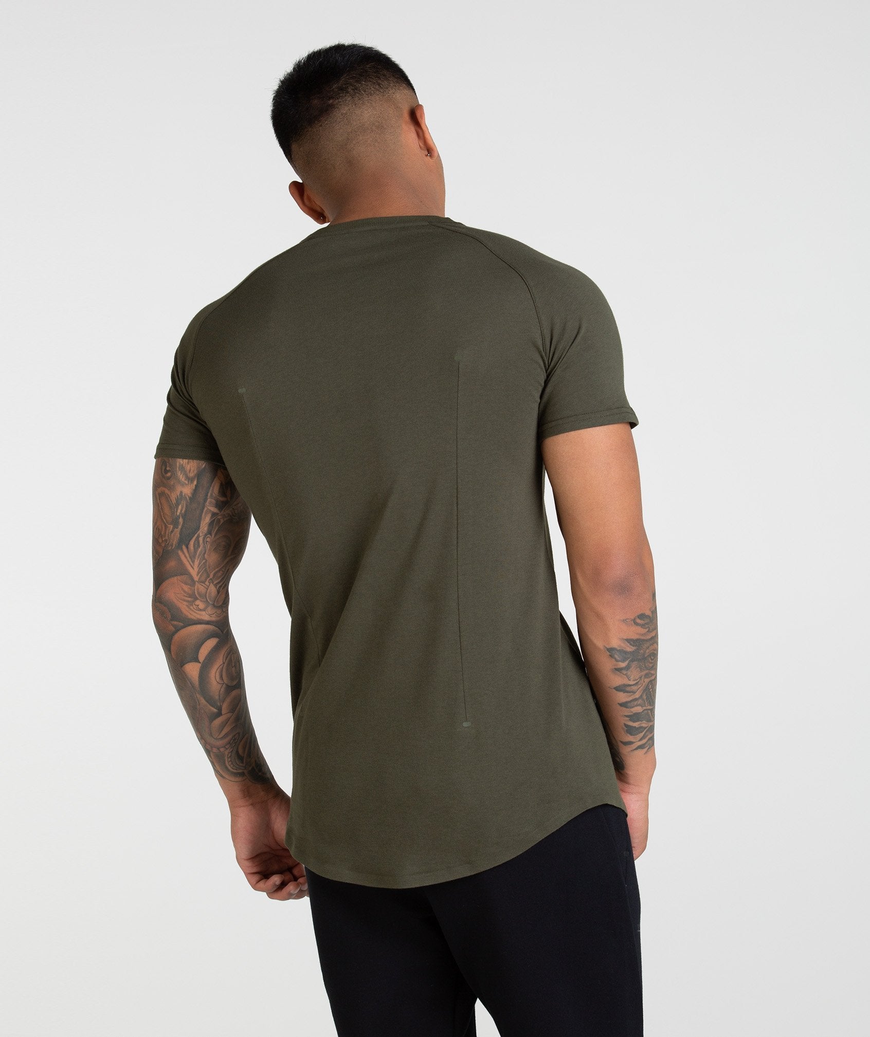 Construction T-Shirt in Alpine Green - view 2