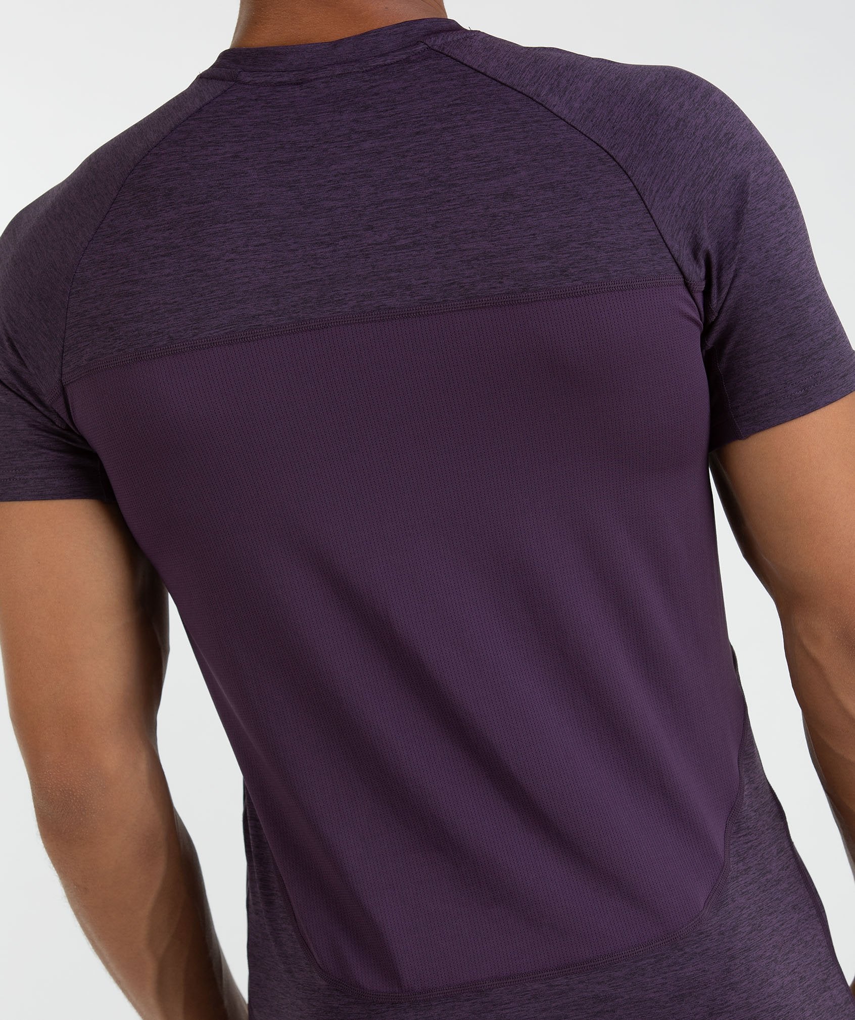 Vertex T-Shirt in Nightshade Purple Marl - view 5