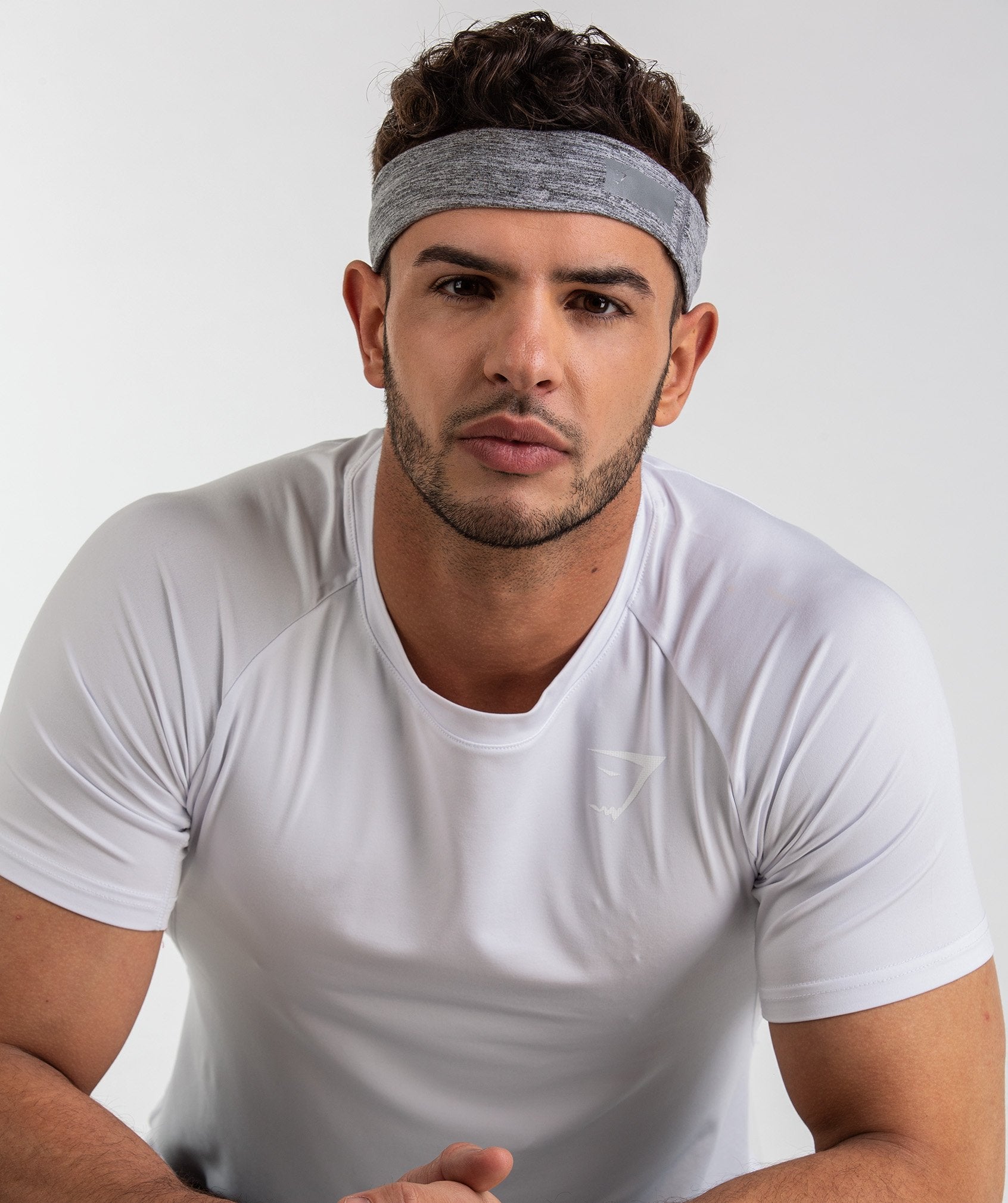 Headband in Charcoal Marl - view 5